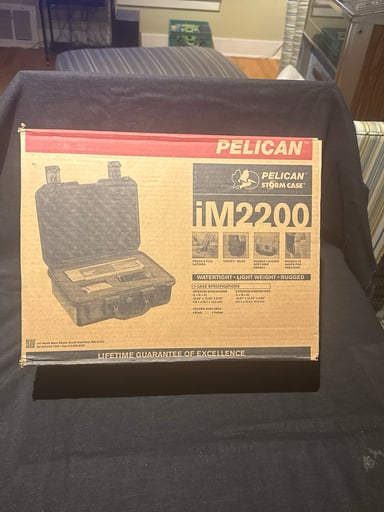 Preview pic of Pelican iM2200 New un-plucked hadcase