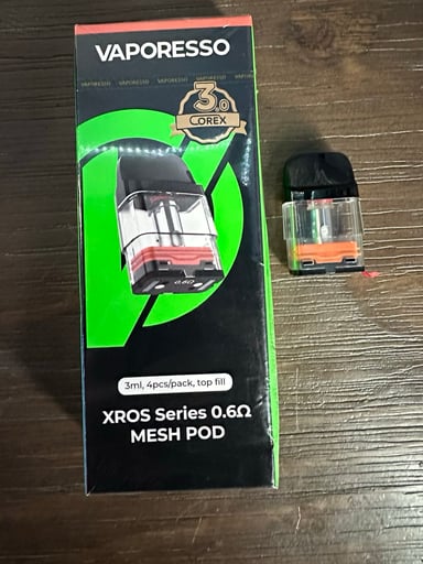 Preview pic of 5 New Xros Series 0.6 ohm Mesh Pods