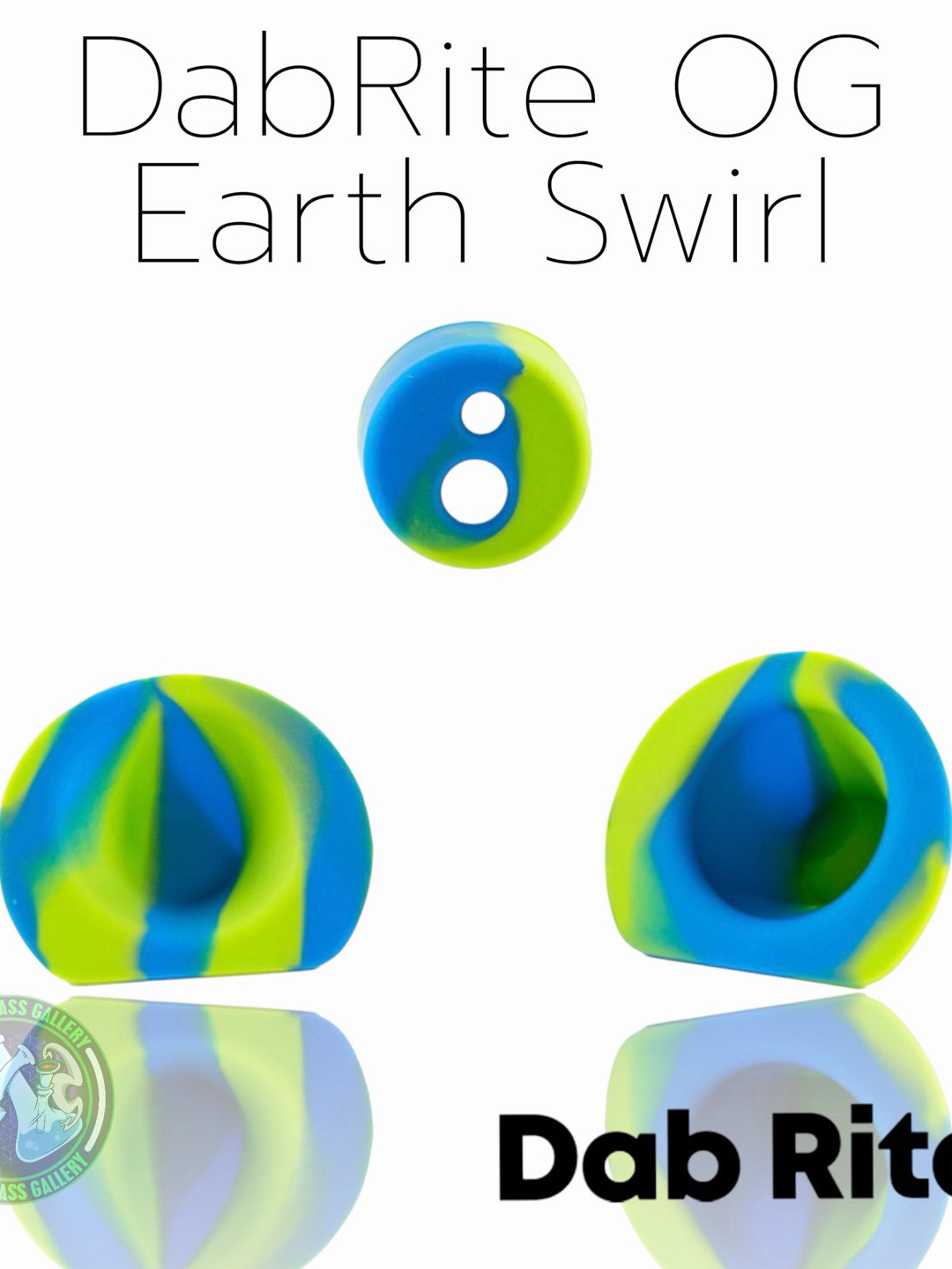 Preview pic of DabRite - OG Silicone Set - Earth Swirl