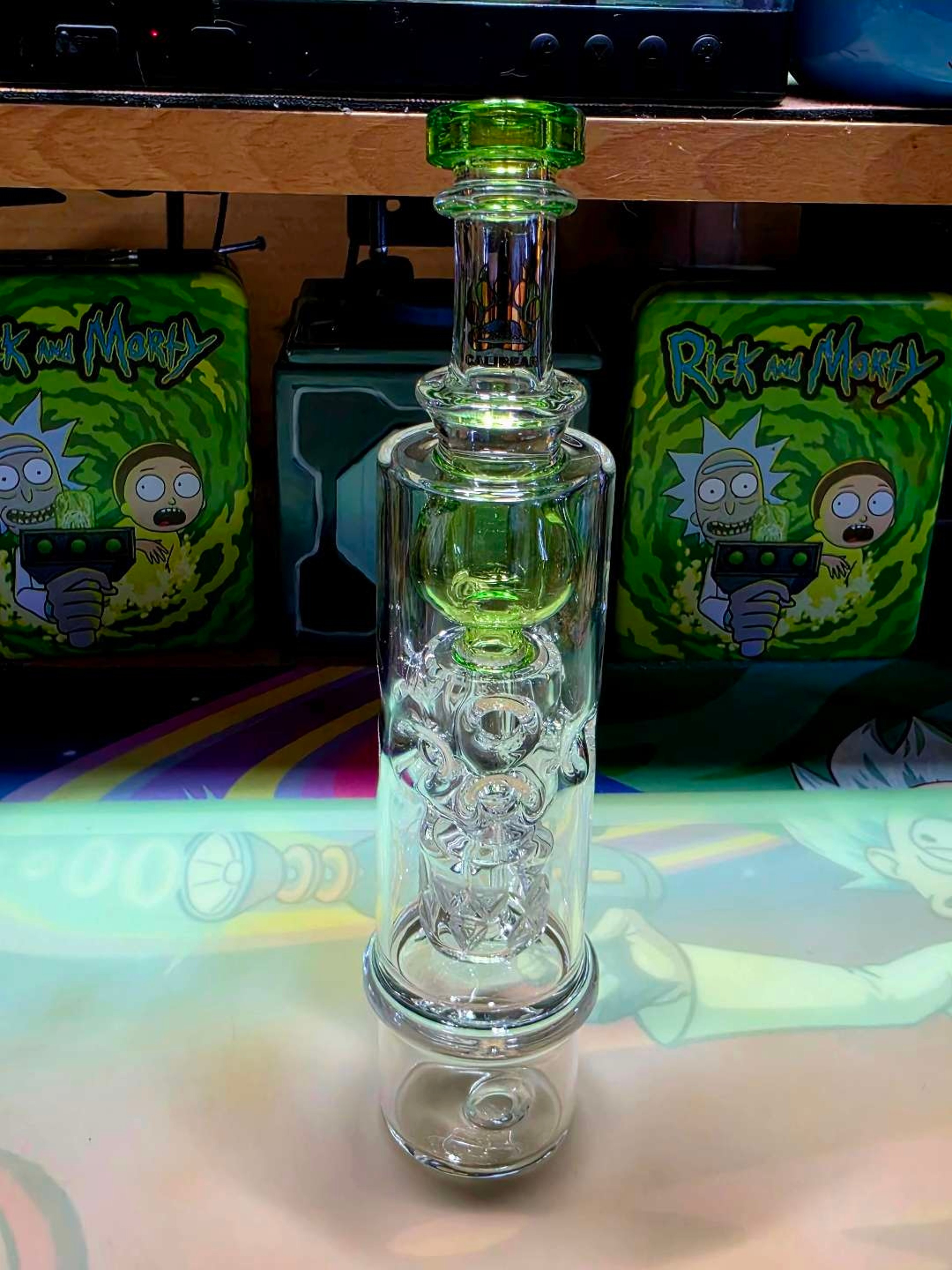 Preview pic of CaliBear Glass Dr Dabber Switch 2 Glass - Straight Fab Torus Incycler