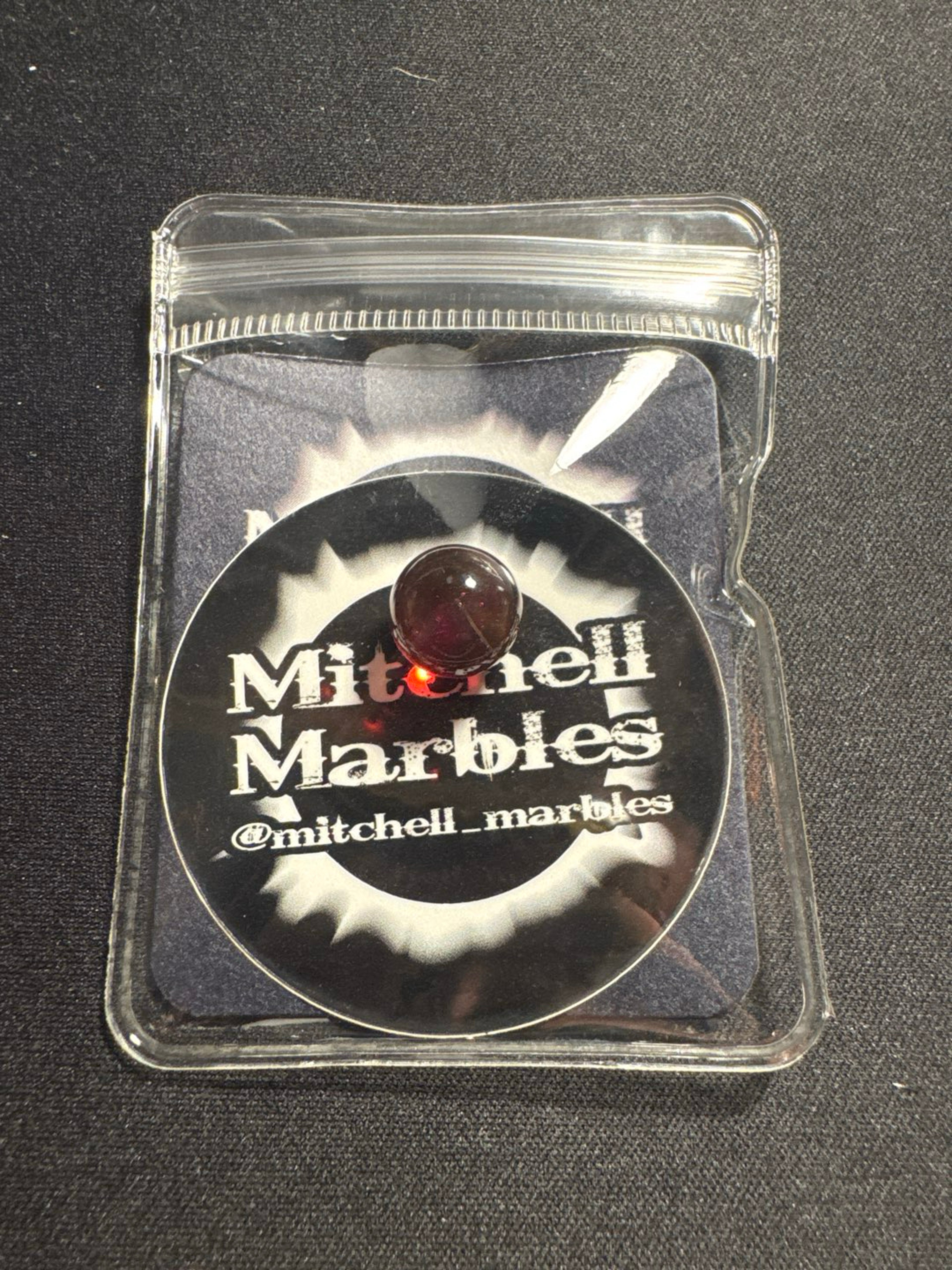 12mm Gold Ruby Marble image 0