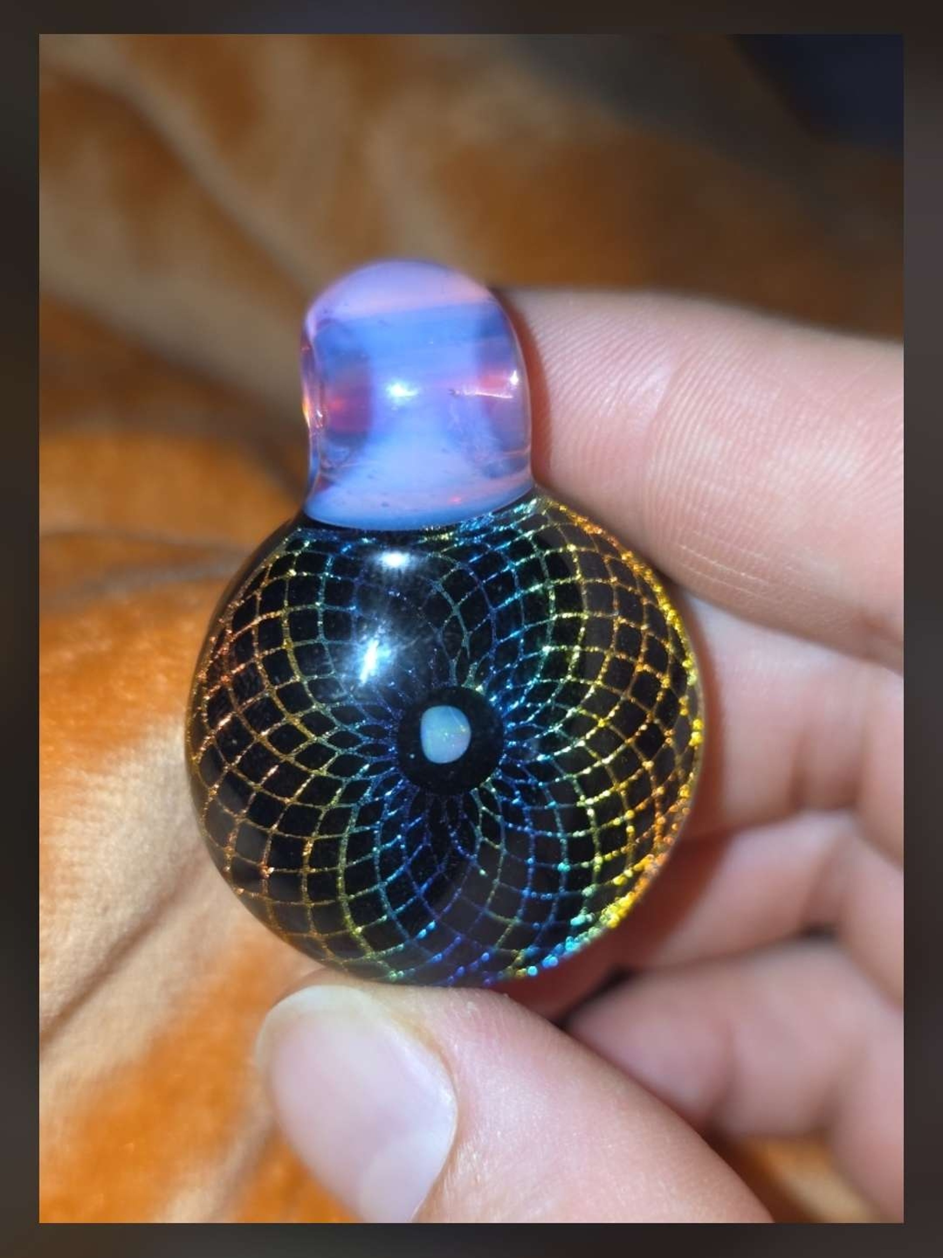 Preview pic of 🔥 2025 Kyle White Dichro Reticello Opal Pendant