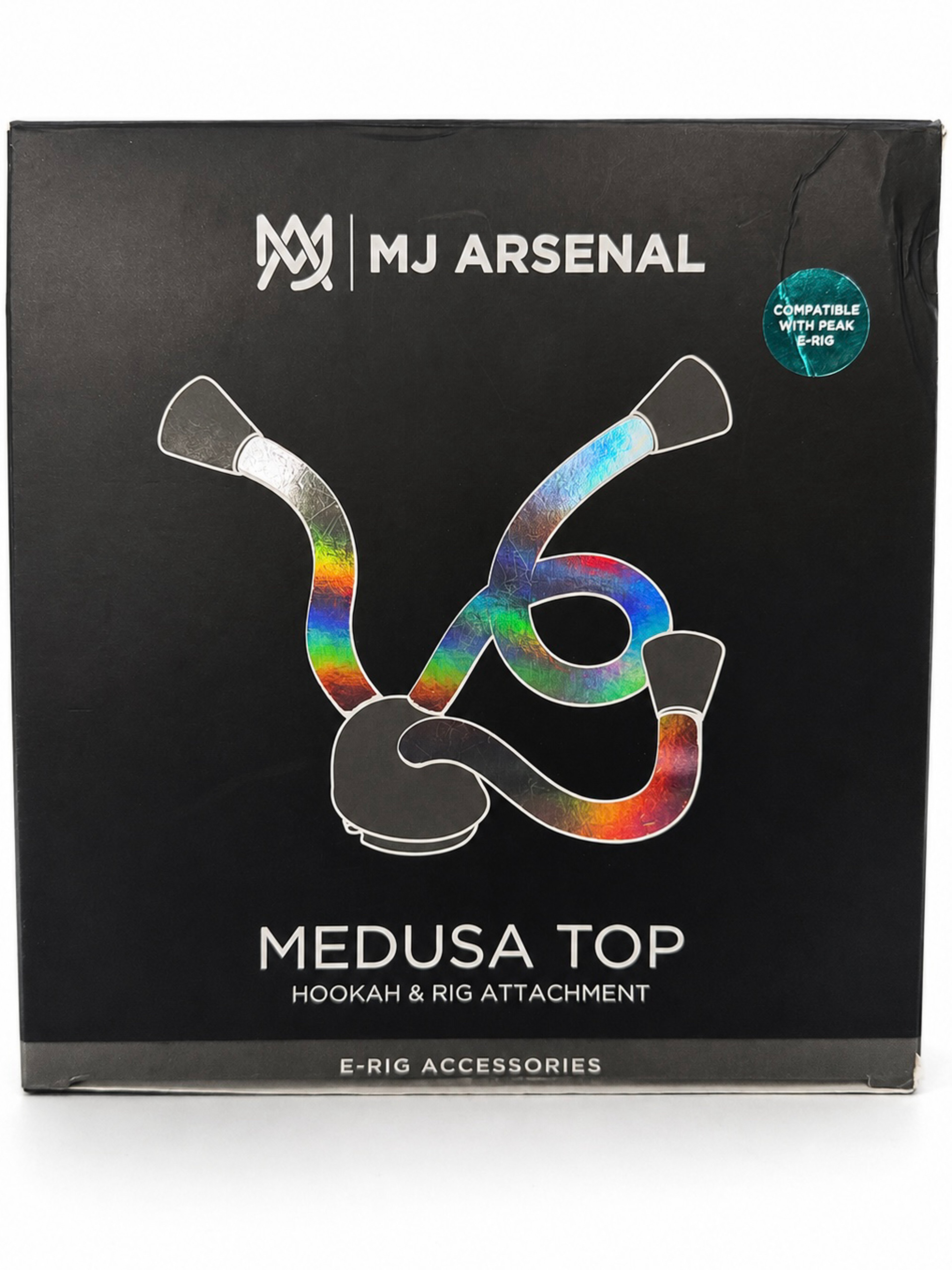 Preview pic of MJ Arsenal Medusa Top Glass Attachment for Puffco Peak / Peak Pro