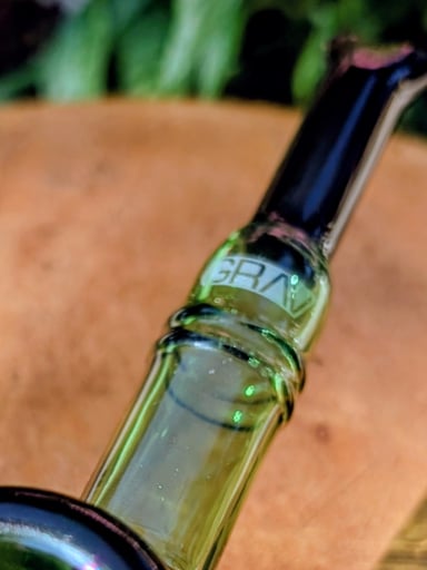 Preview pic of GRAV Labs Green Hammer Hand Pipe - Mint Condition