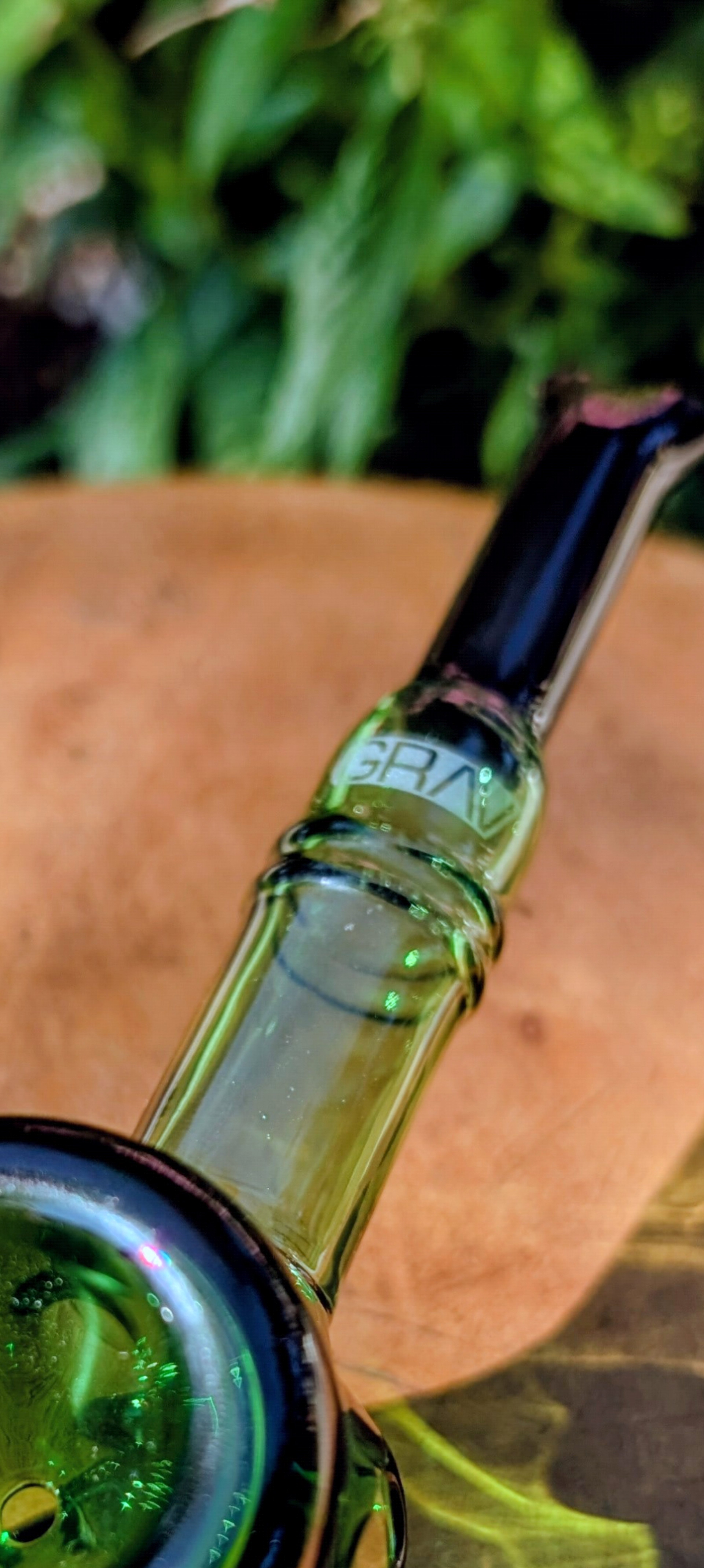 Preview pic of GRAV Labs Green Hammer Hand Pipe - Mint Condition