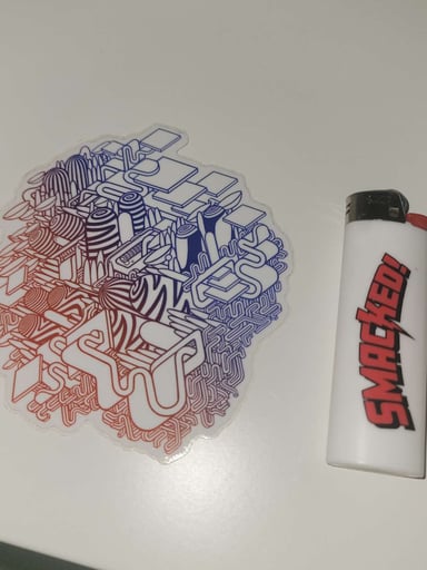 Preview pic of Original Gongster large sticker