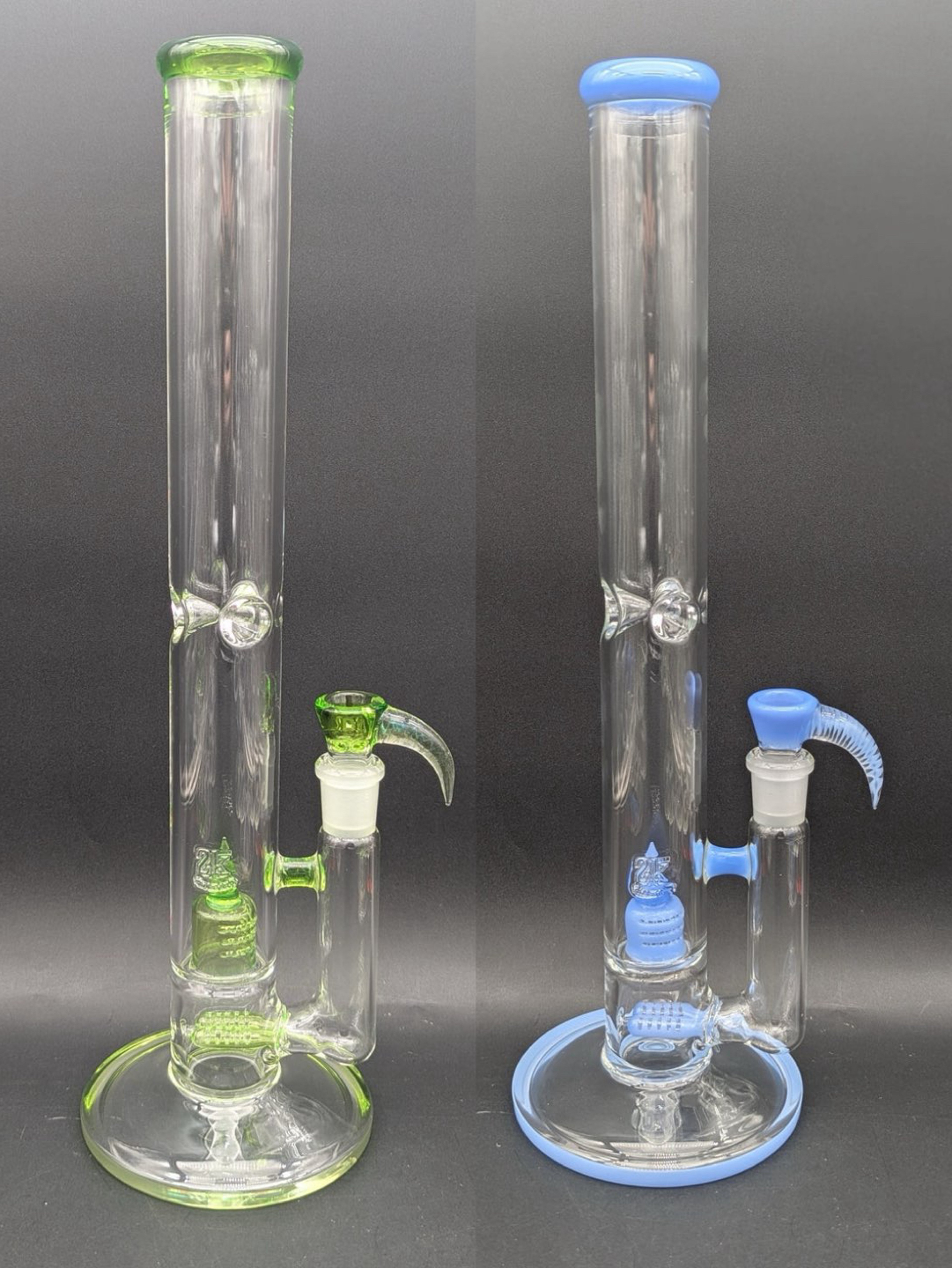 Preview pic of 2K GLASS DUAL GRIDLINE TO 180 GRID CAP BONGS