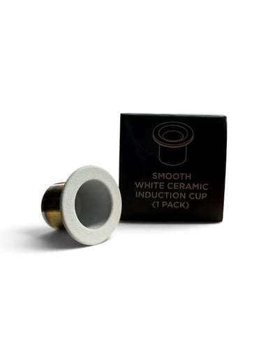 Preview pic of Dr. Dabber Switch Original White Ceramic Induction Cup