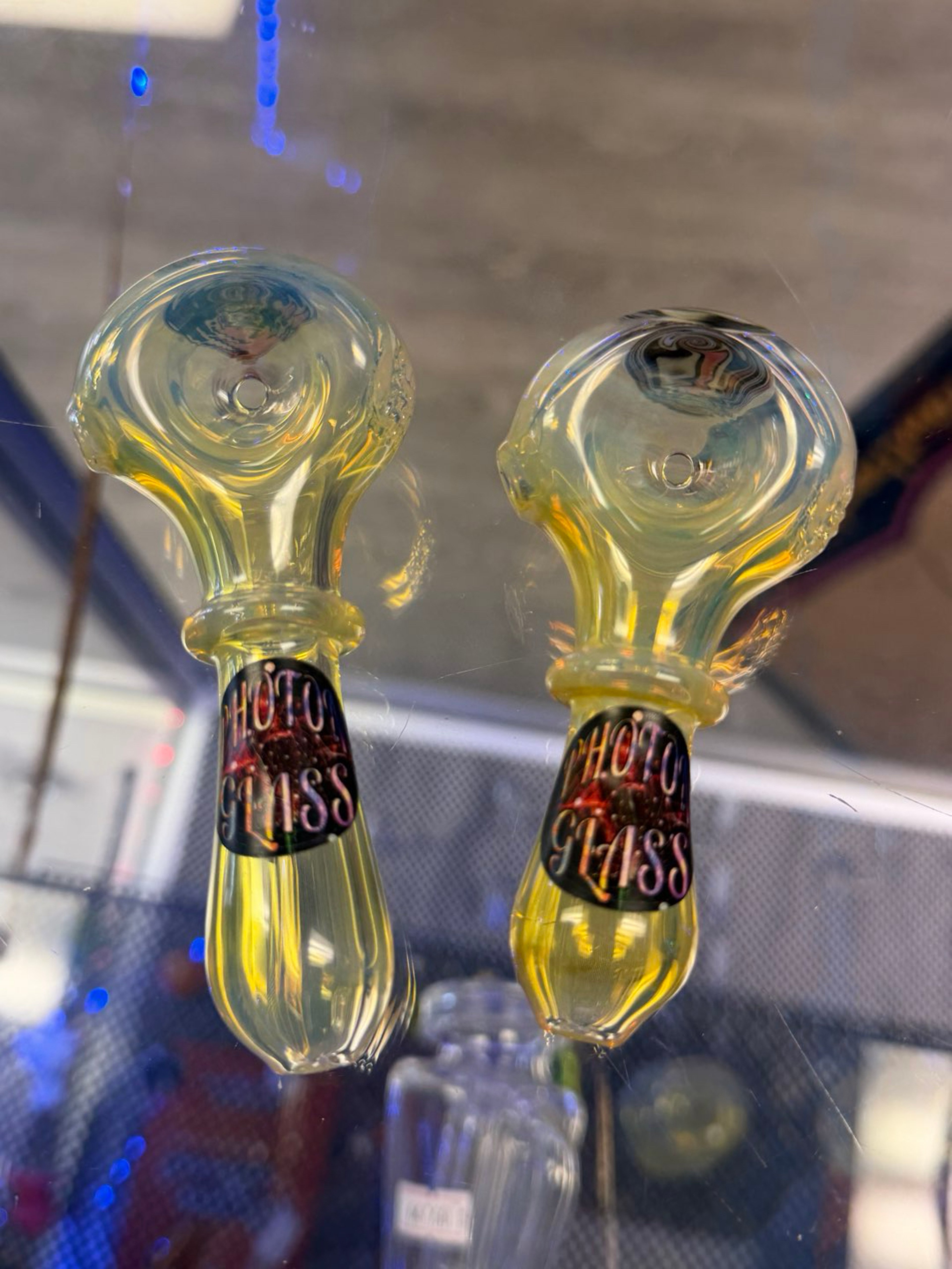 Photon glass fumed bowl w/cap image 0