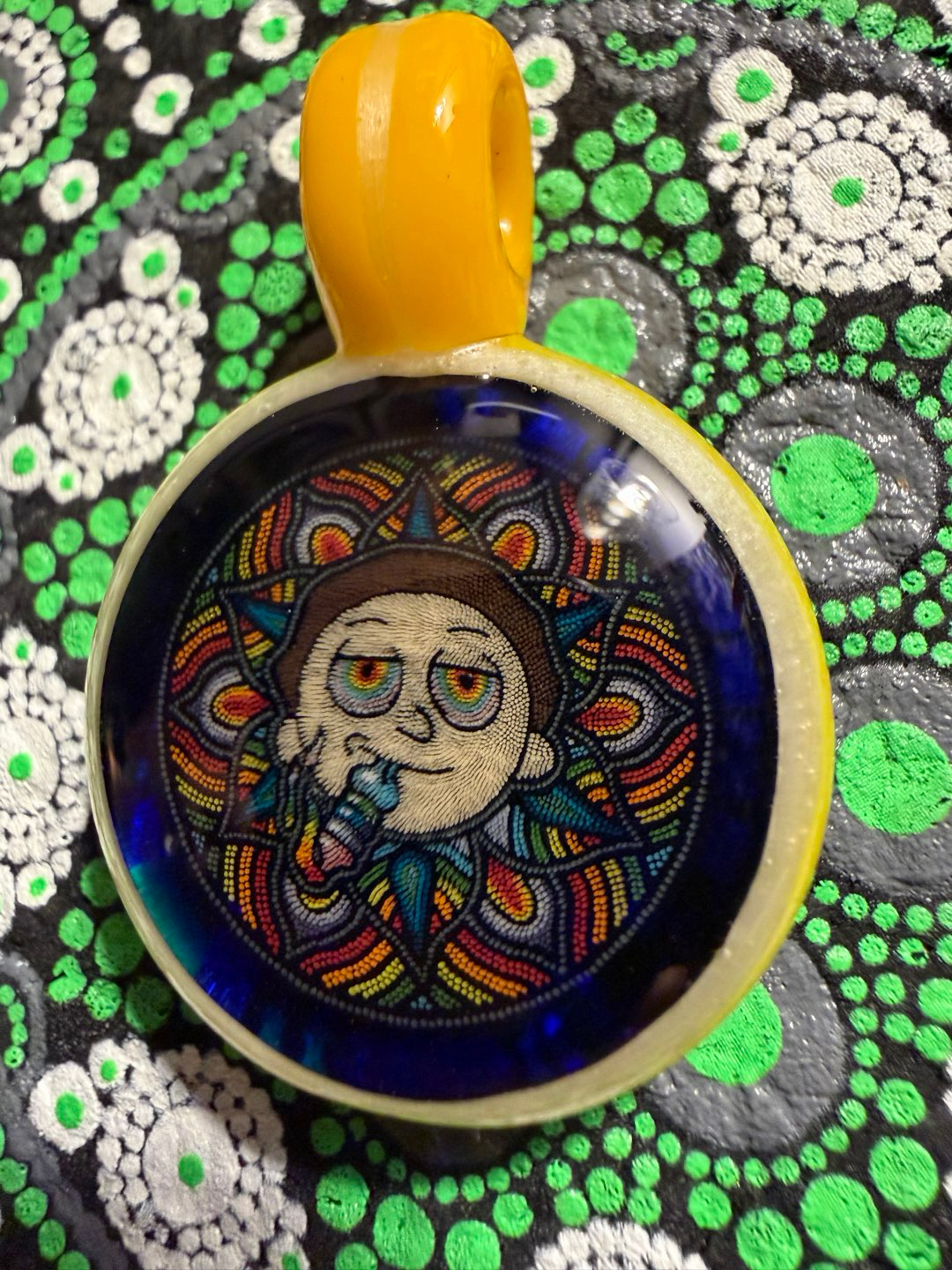 Preview pic of Z Shore 1/1 UV Smoking Morty Pendant