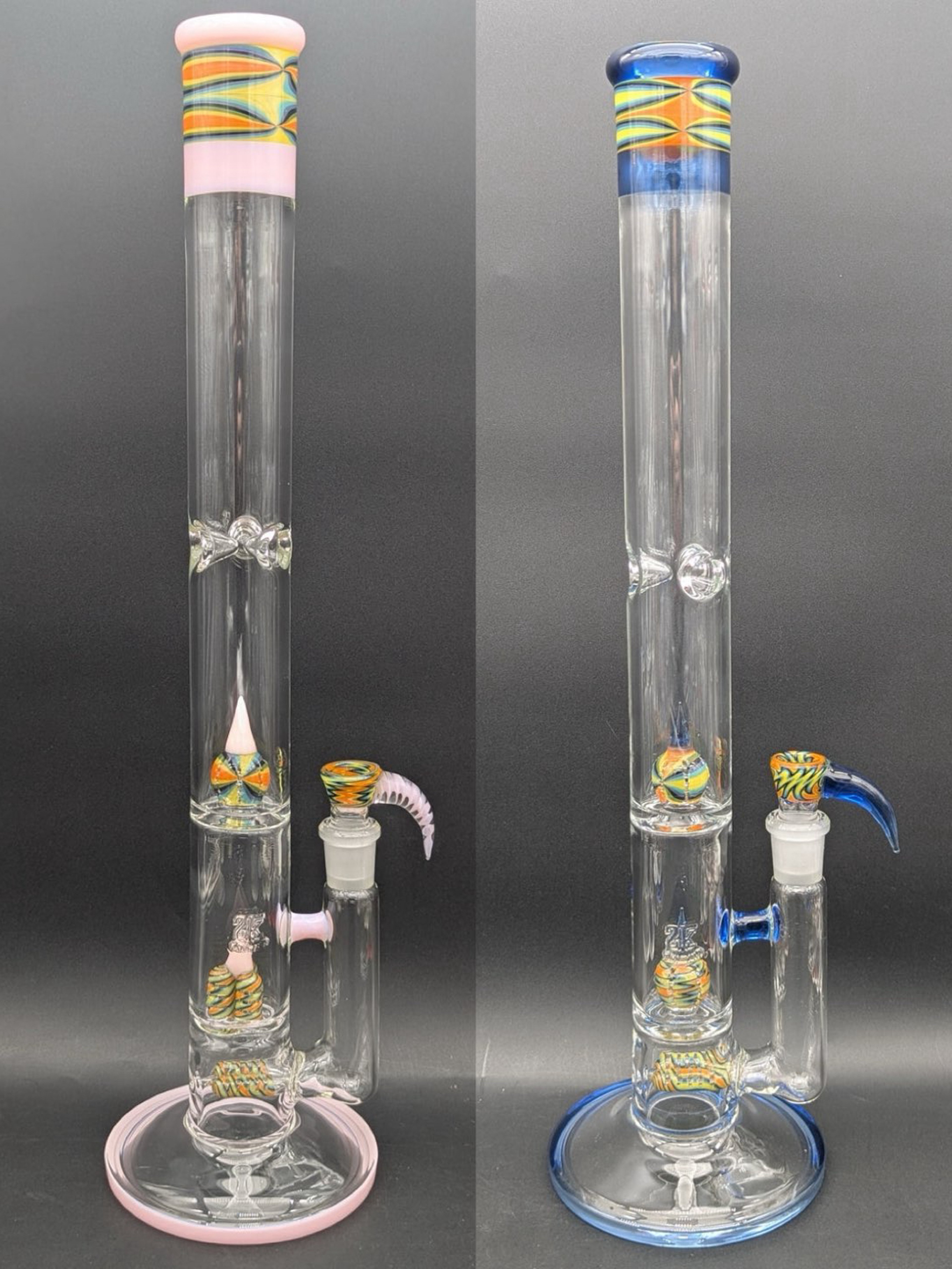 2K GLASS - WIGWAG TRIPLE PERC TUBE image 0