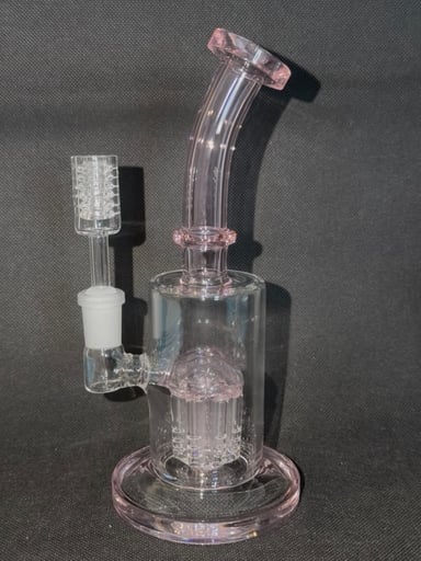 Preview pic of Pink Accented 14mm 8 Arm Dab Rig