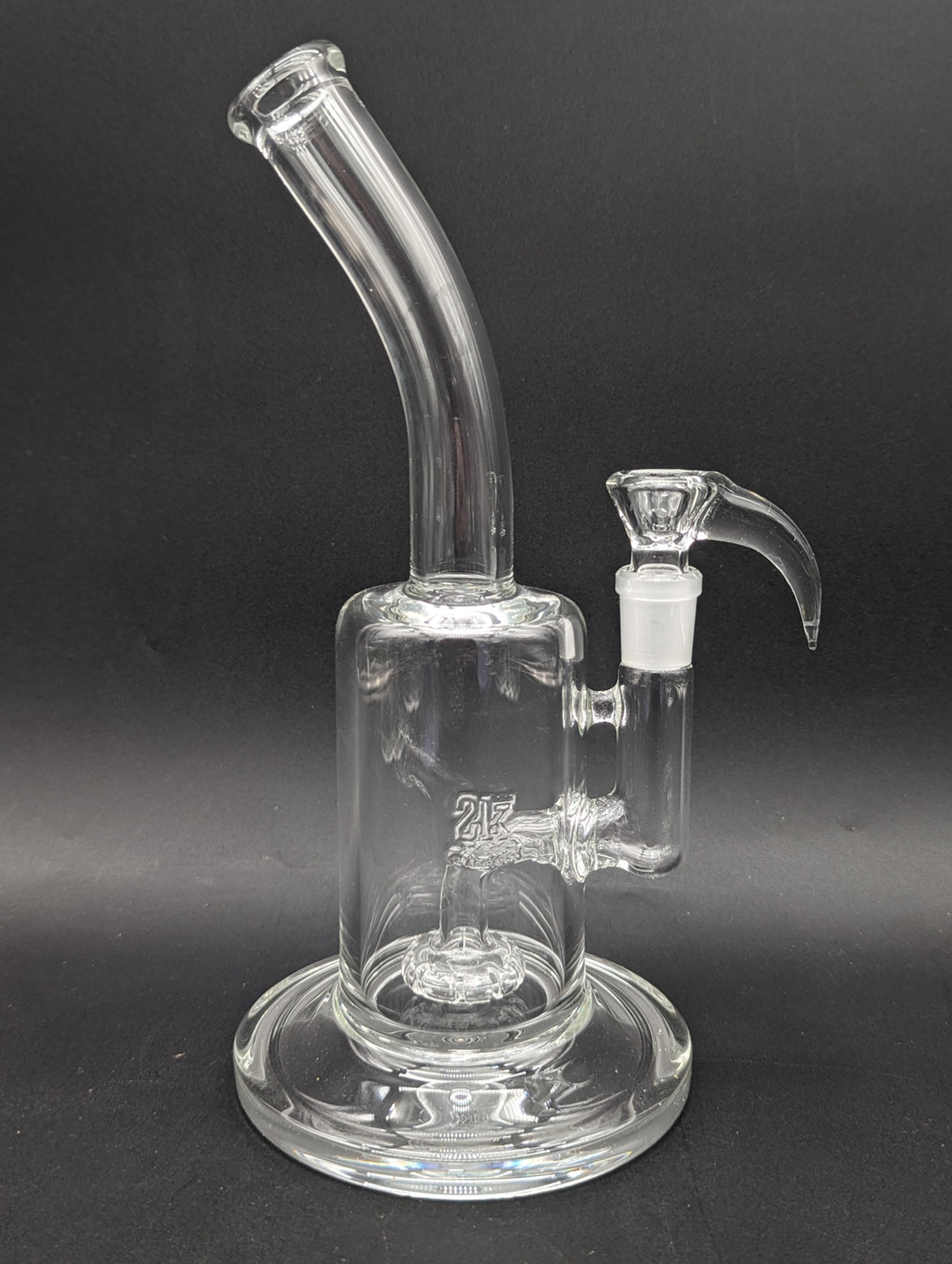 2K GLASS 10" MINI SHREDDER BONG image 0