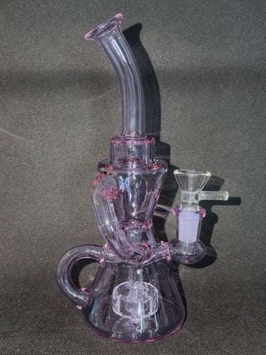 Preview pic of Full Colored 14mm Purple Dab Rig