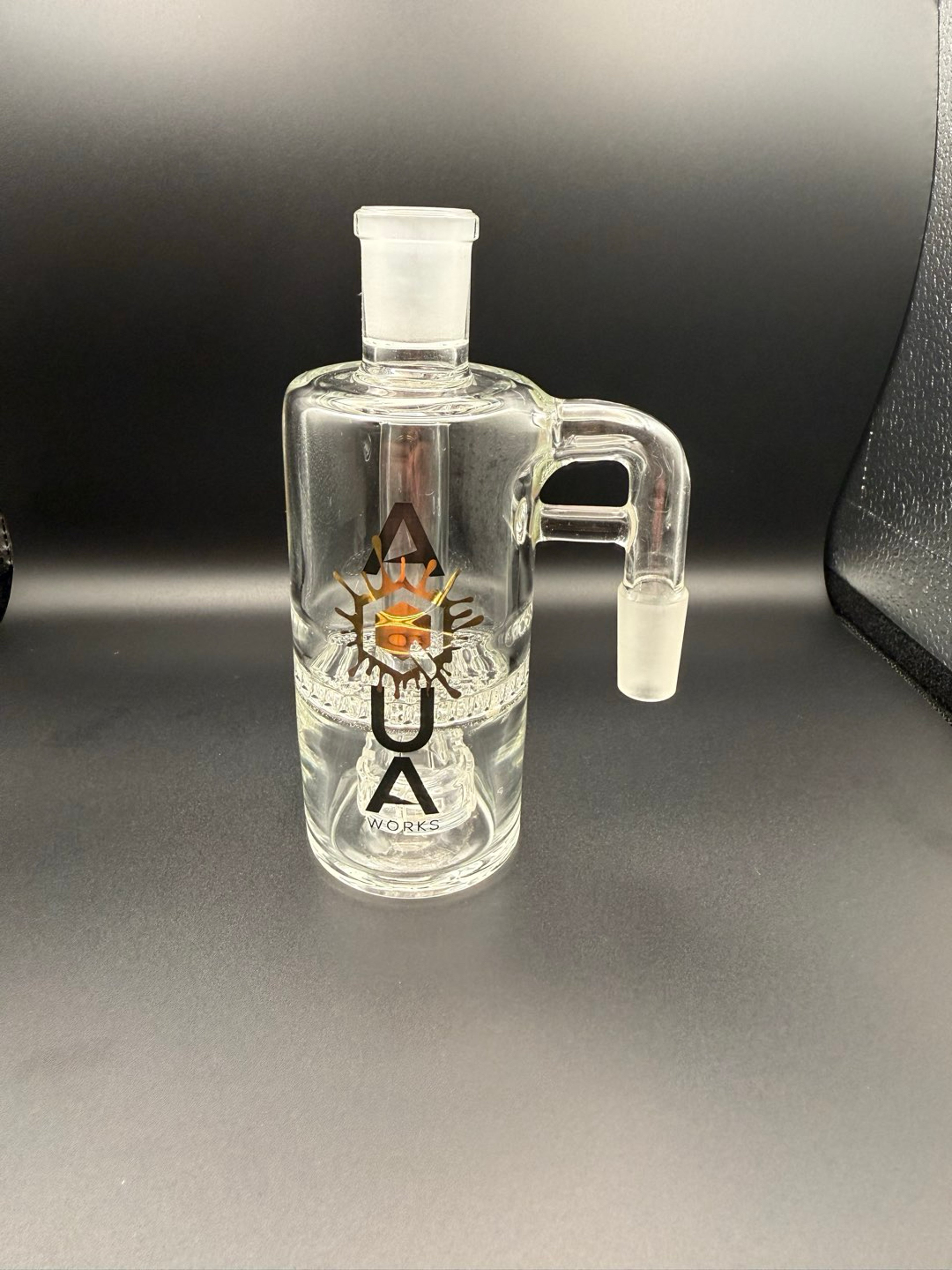 Preview pic of Aqua Works Glass Ash Catcher with Perc