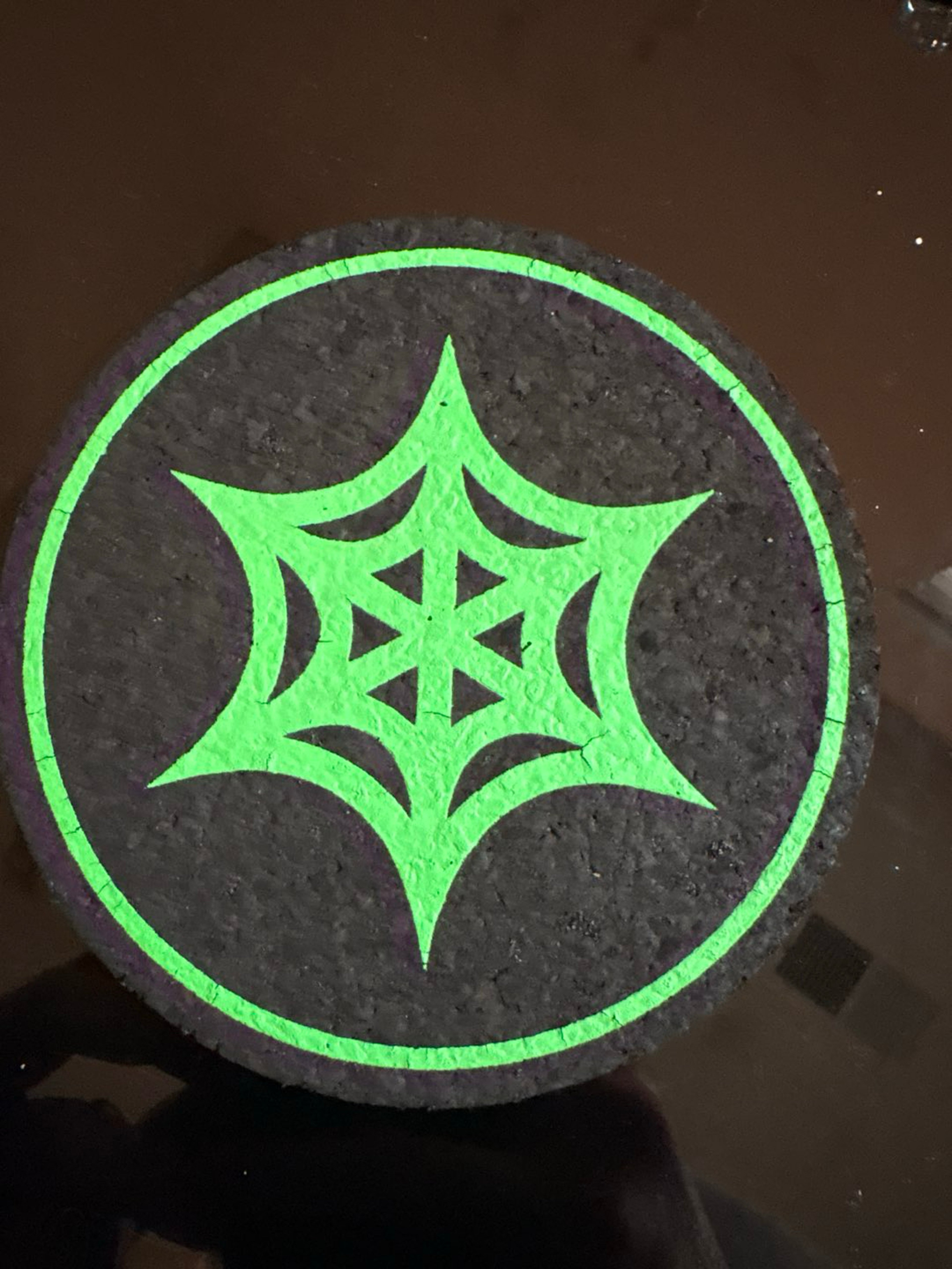Preview pic of Green spider mood mat