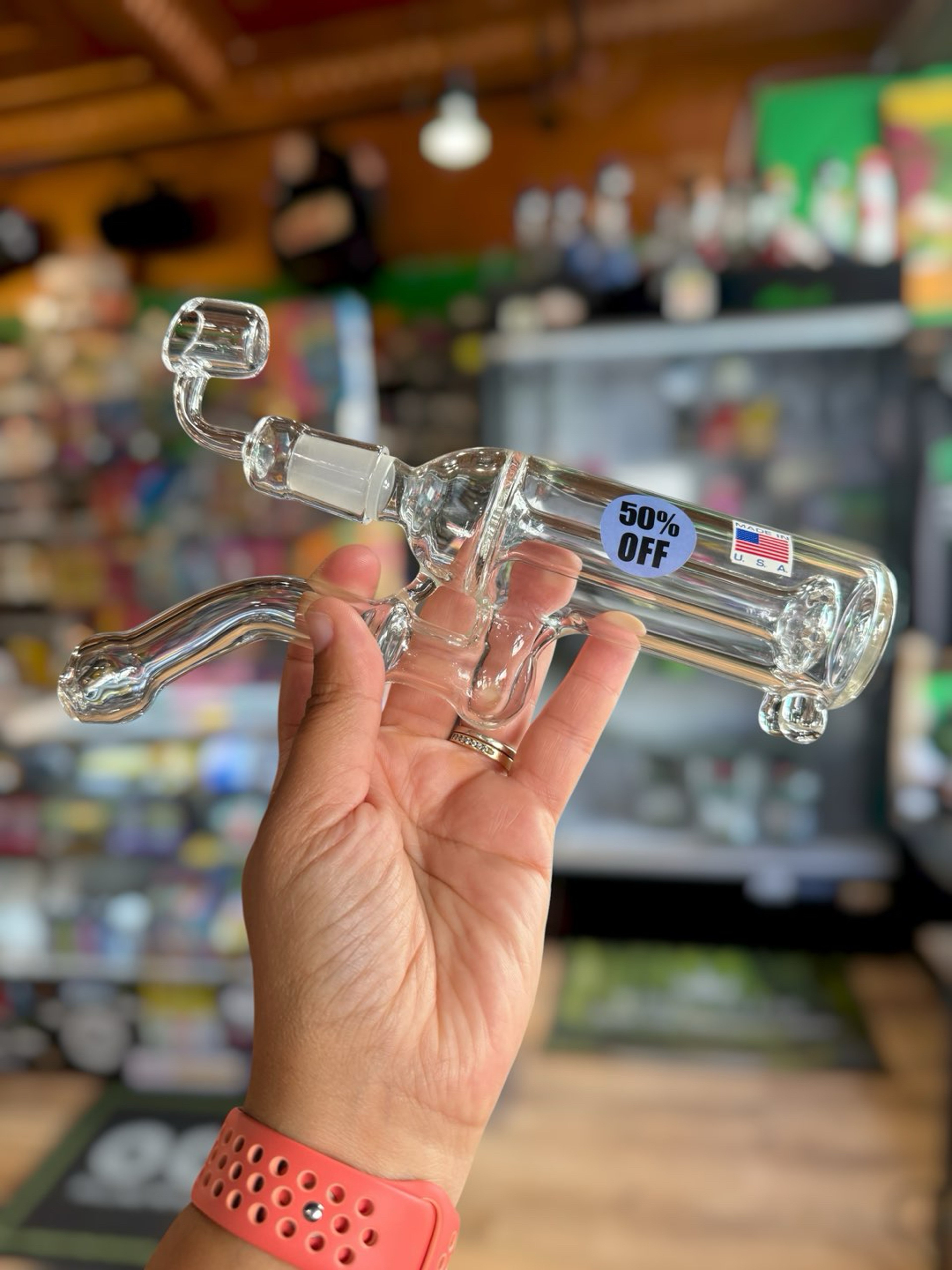 Preview pic of 9” Lay down Rig 18mm - 🇺🇸
