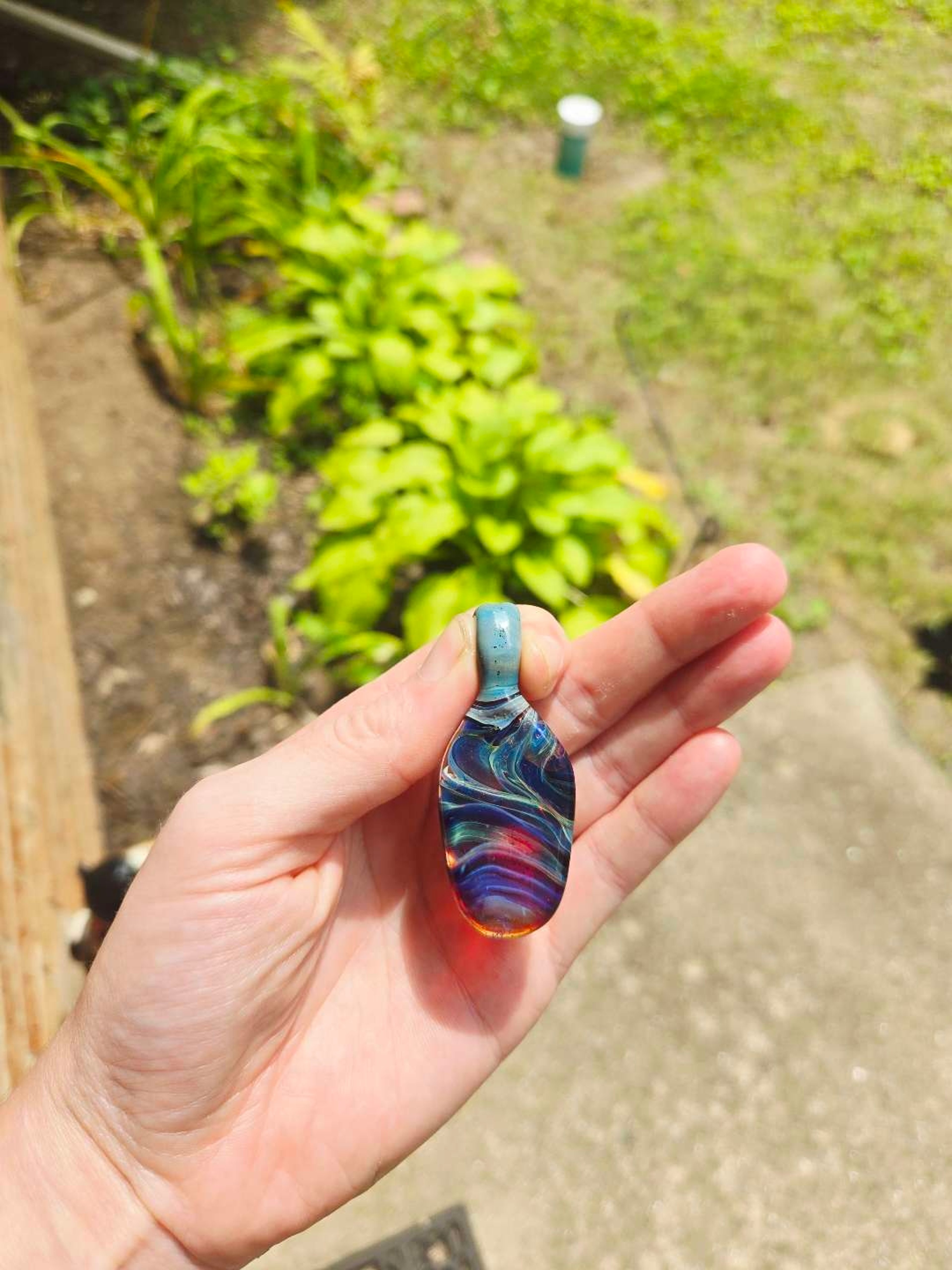 Preview pic of Amber Purple Pendant