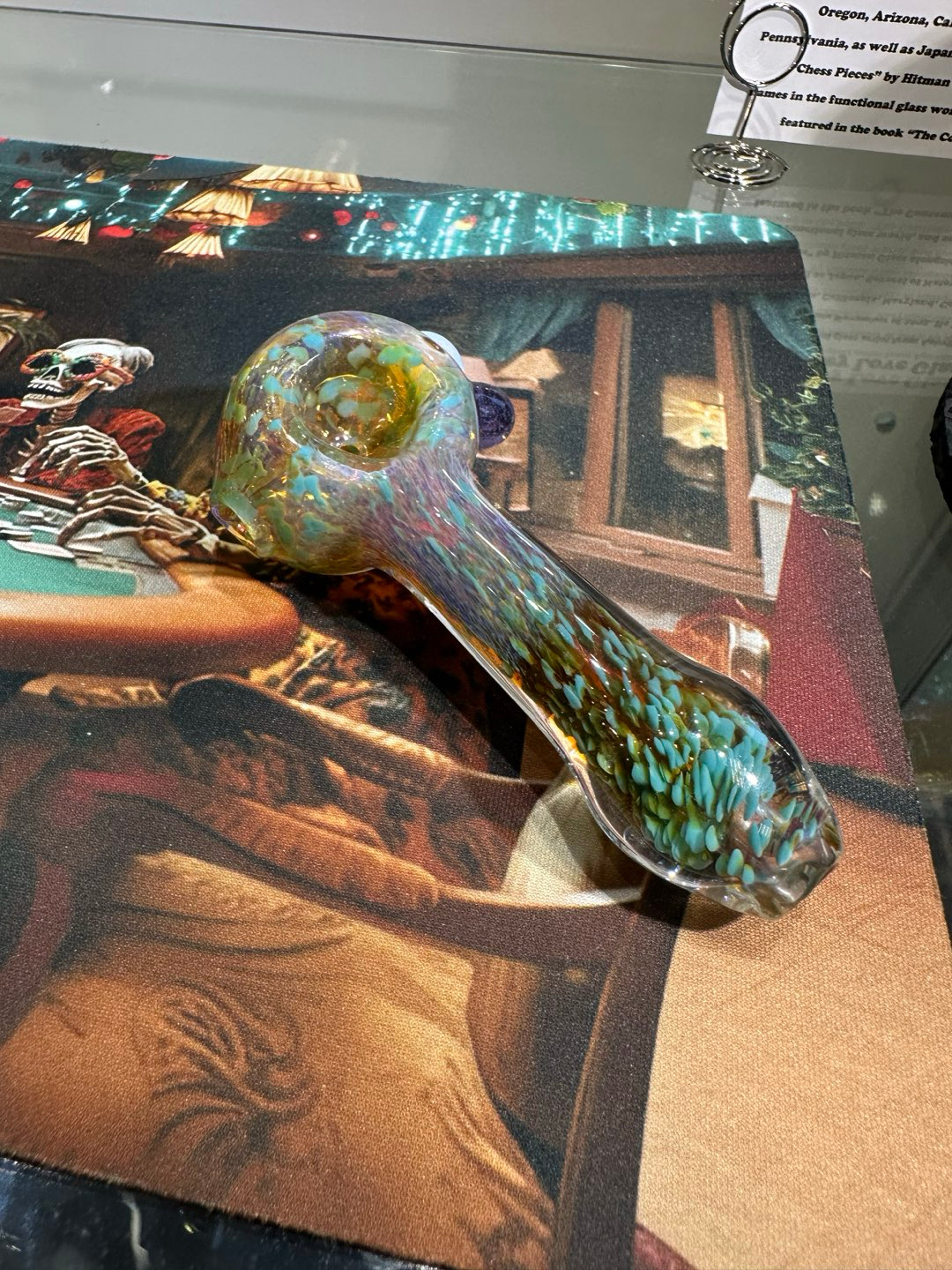 Gold fumed hand pipe image 0