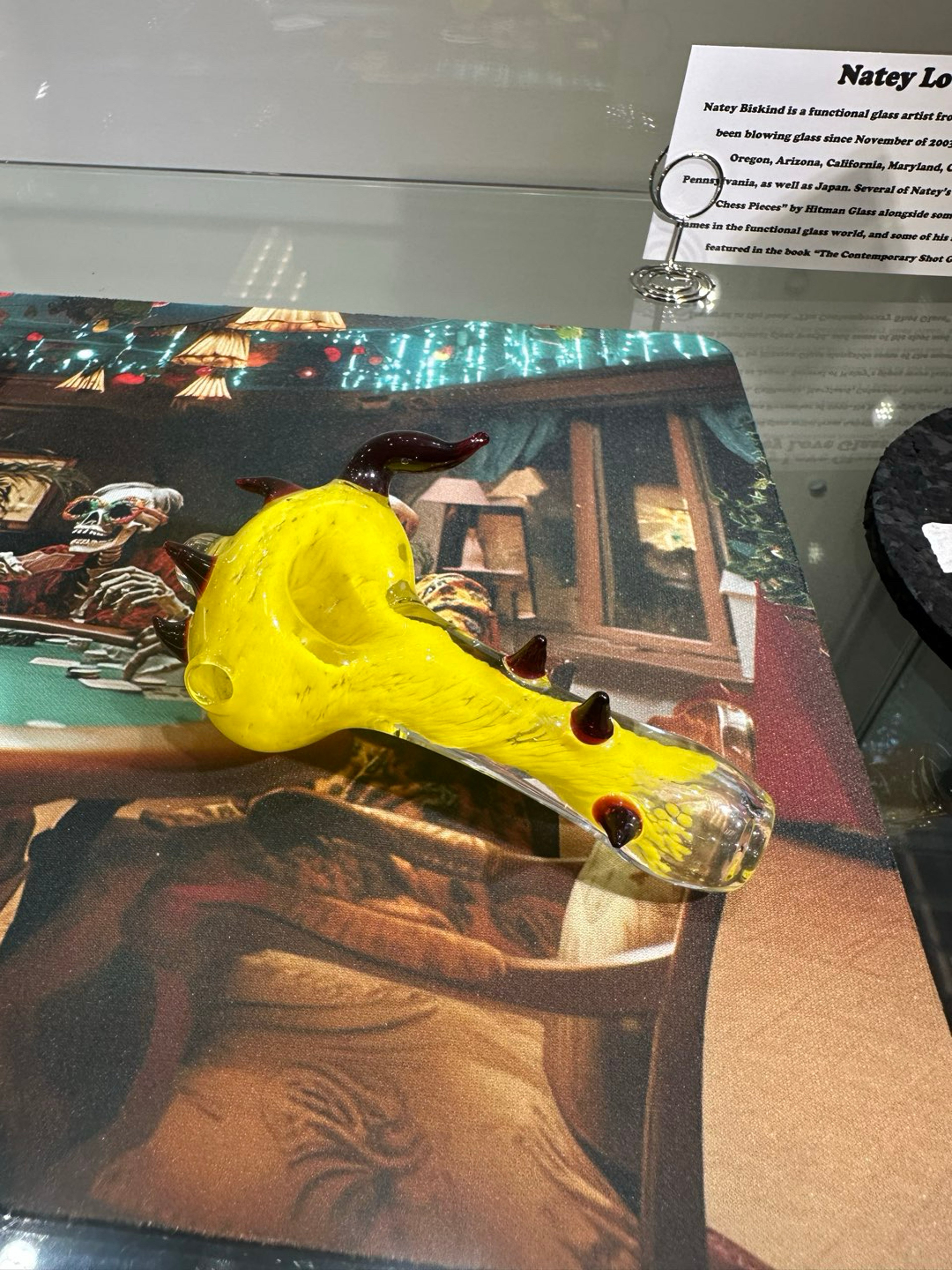 Heady dragon eye hand pipe image 0