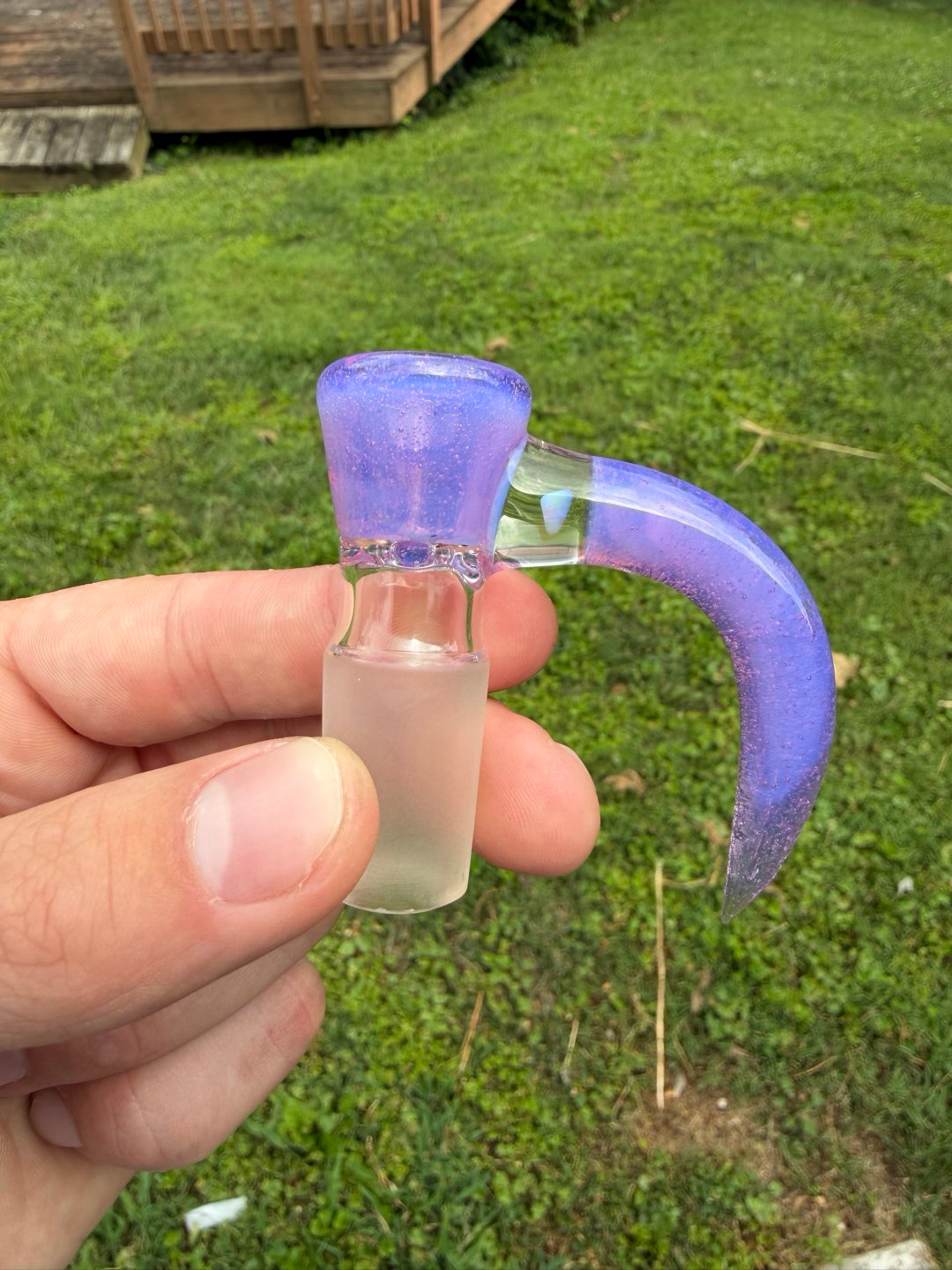 Preview pic of Pink slyme  jarred Bennett 18mm slide with opal