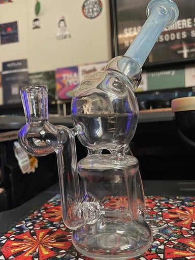 Preview pic of Clay Bilbrey x HF Glass, Bubble Dumping Blooper! Recycler.