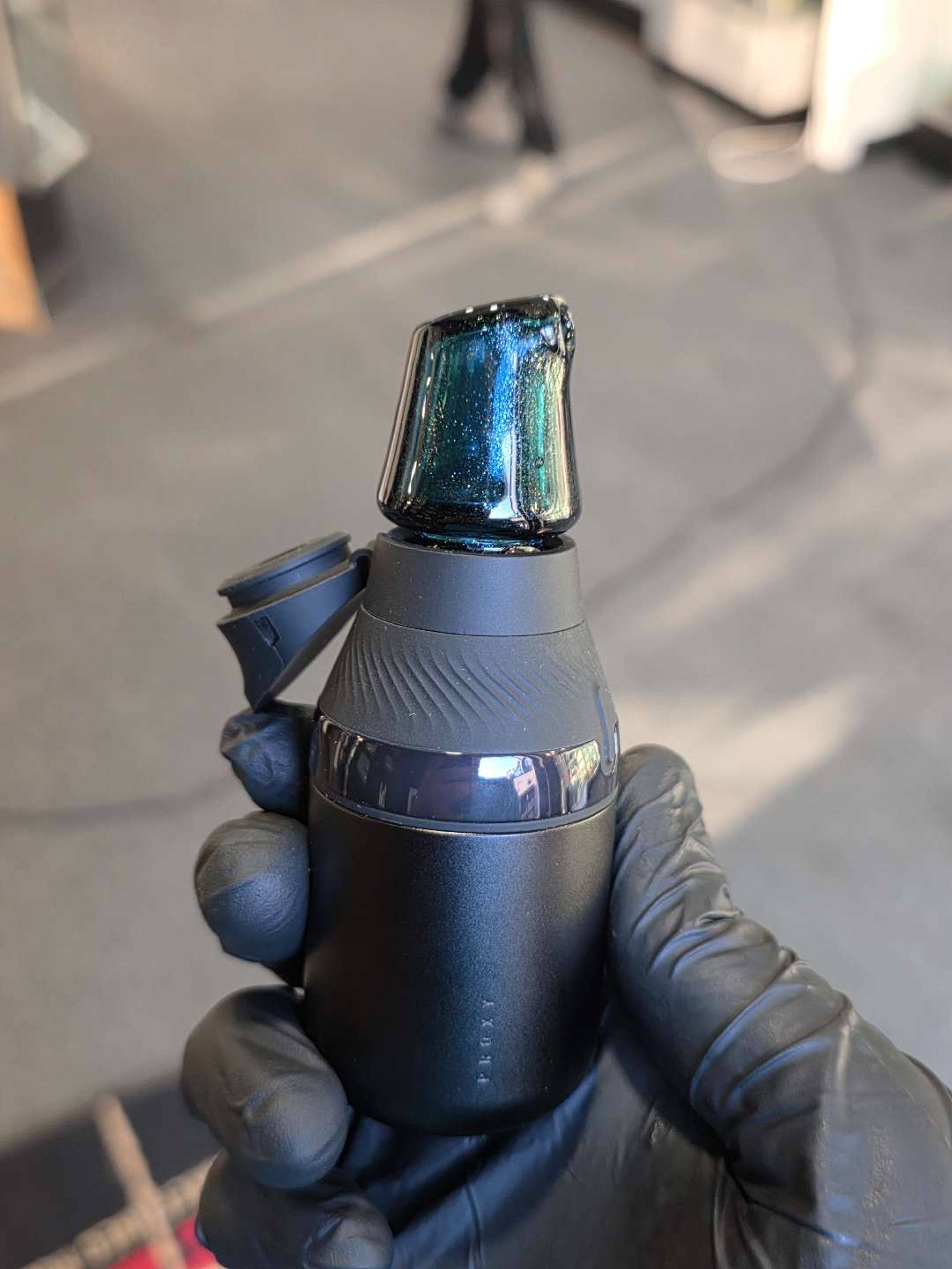 Preview pic of HappyTime Glass Core Mouthpiece Blue Stardust