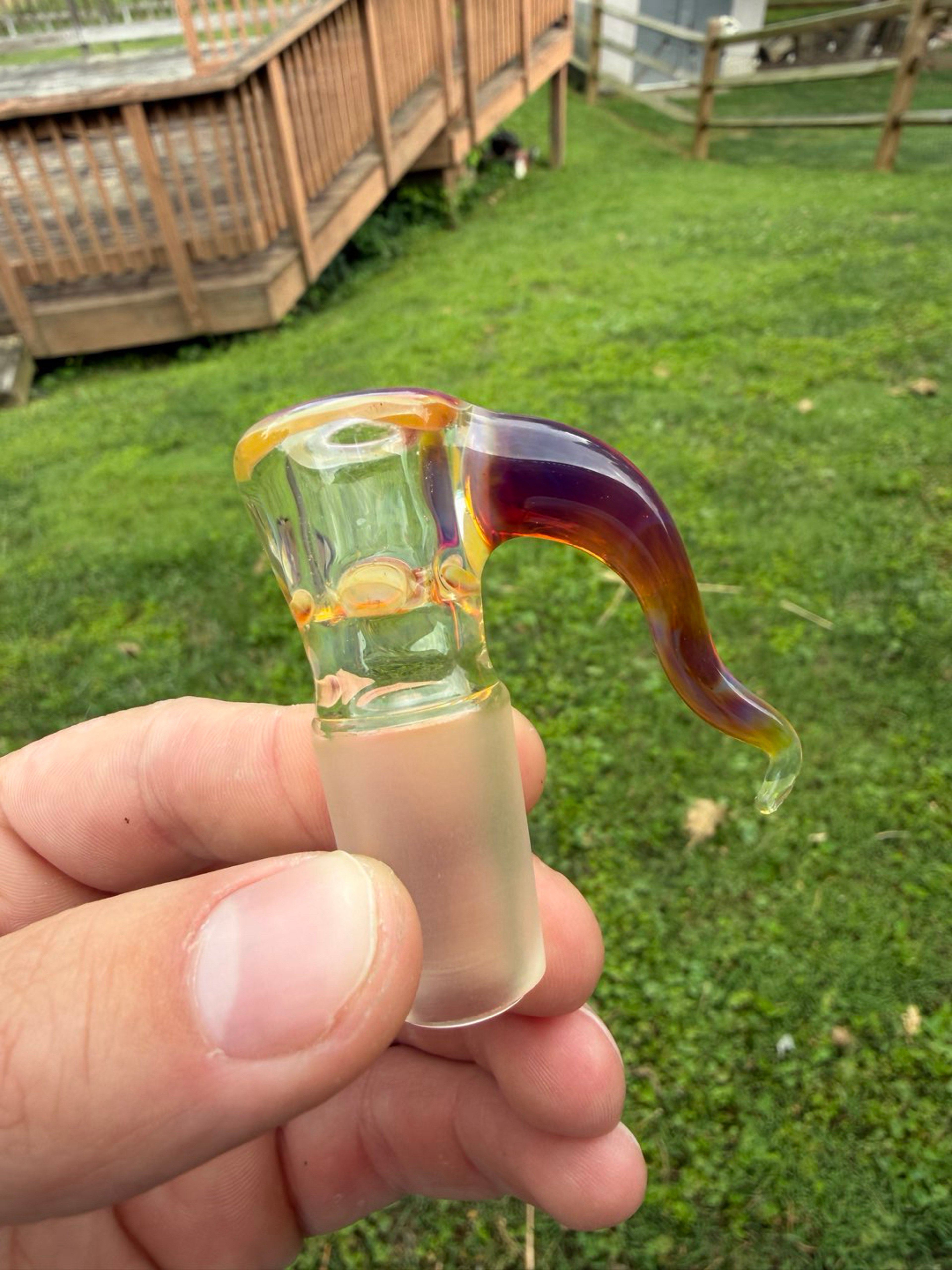 Preview pic of Shonlys amber purple slide with 5 hole