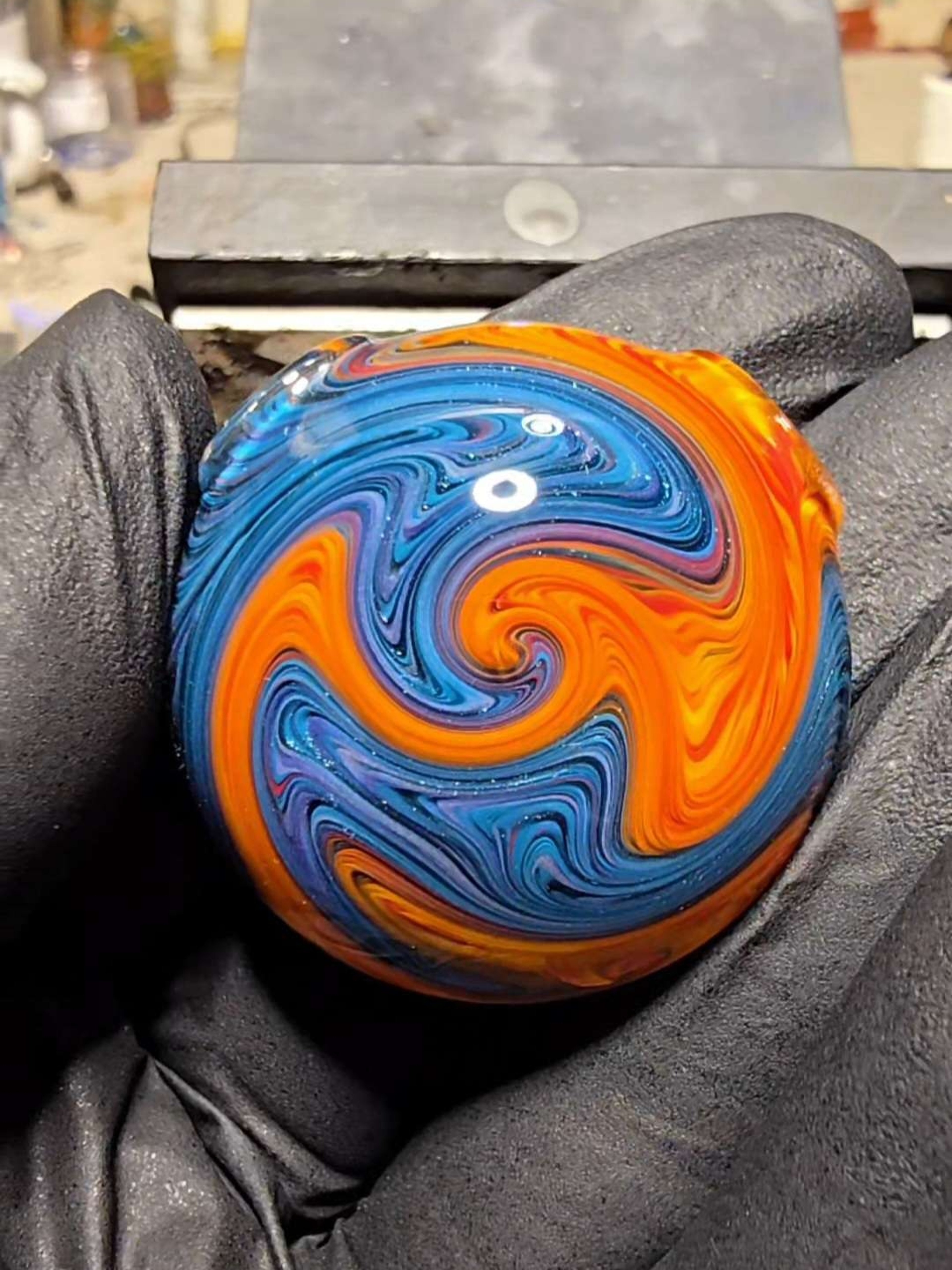 Fire and Ice Hollow Pendant image 0