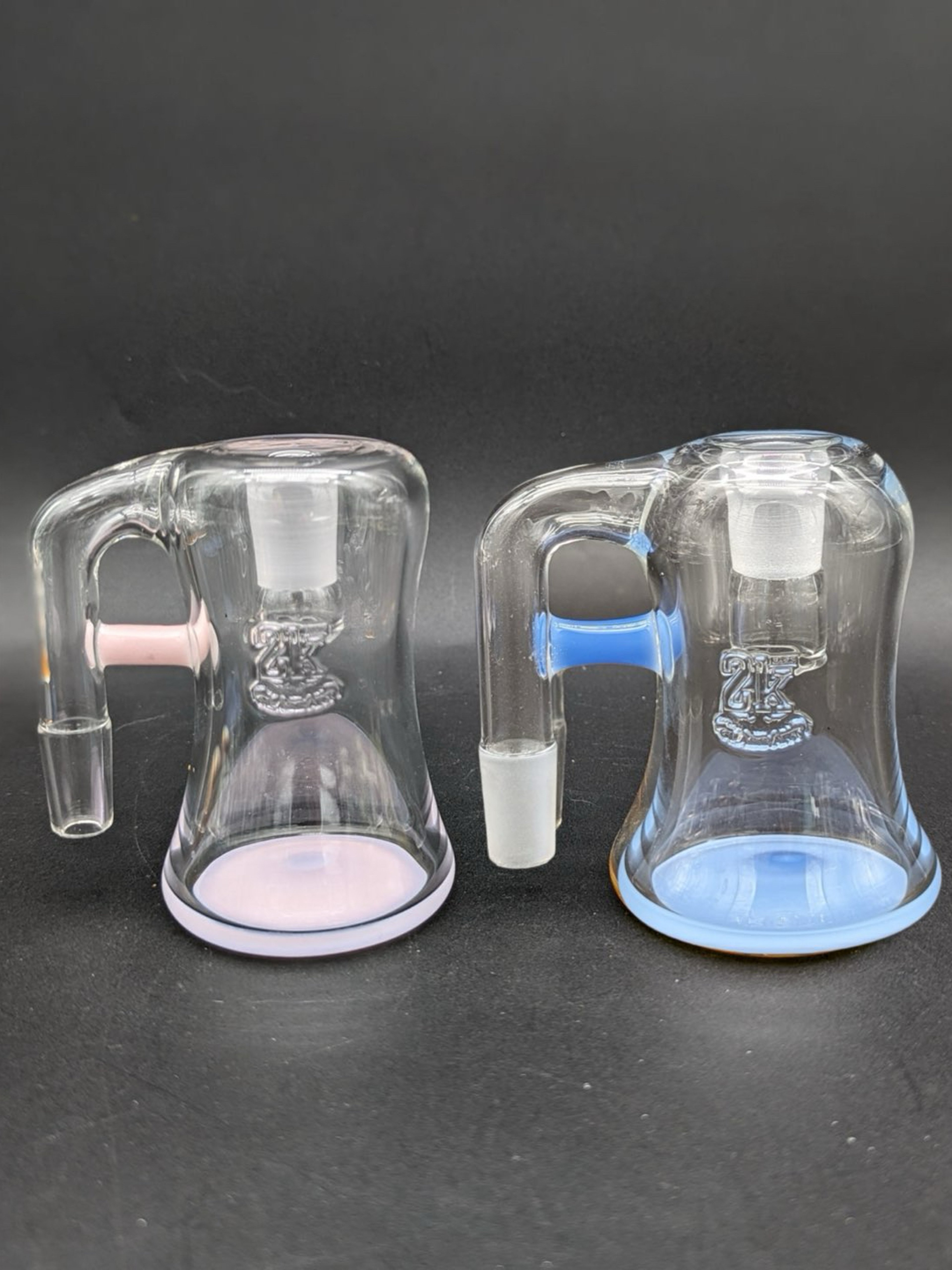 Preview pic of 2K GLASS 14MM DRY ASH CATCHERS 90 DEGREES