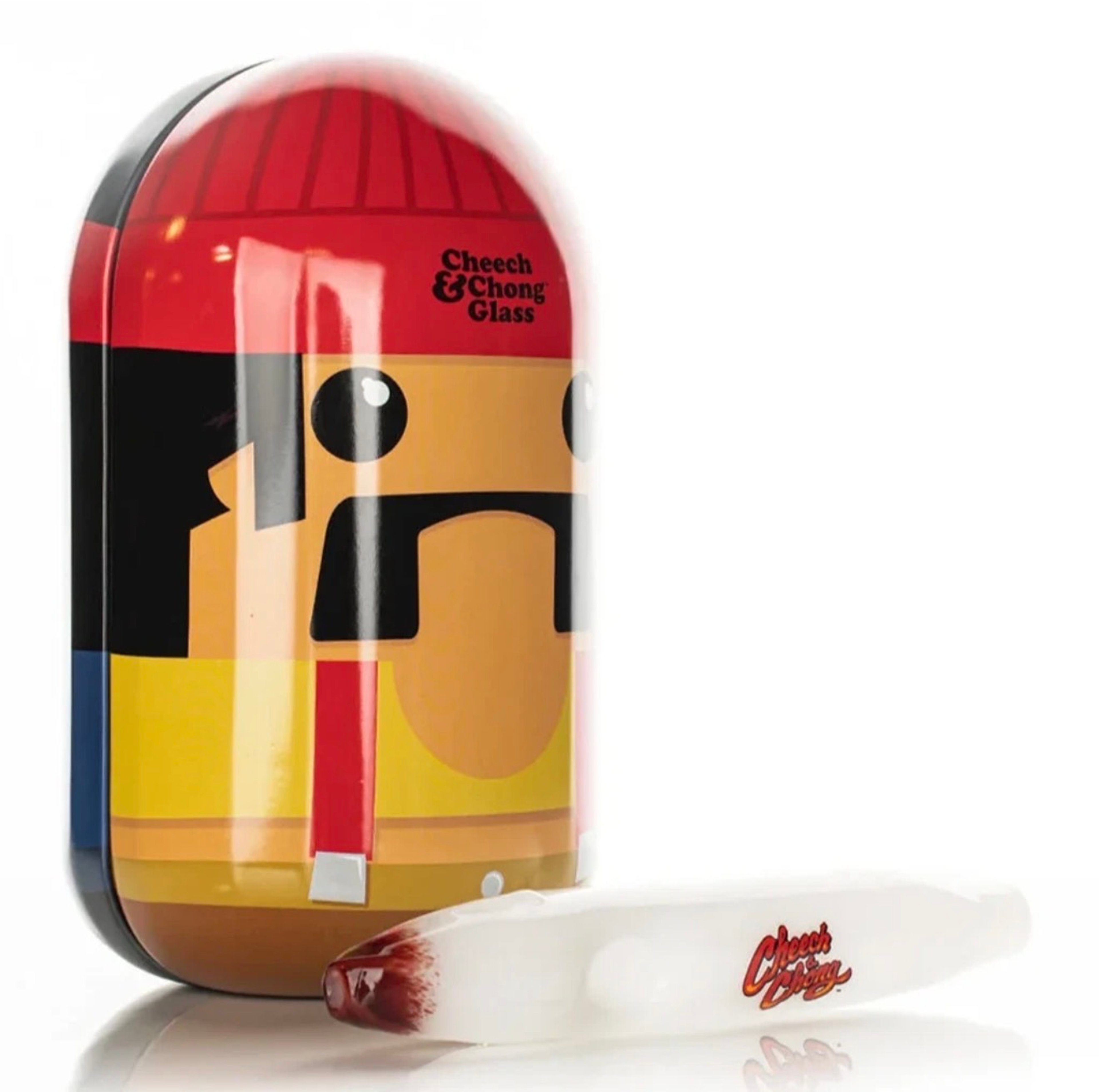 Preview pic of Cheech & Chong 6" Labrador Hand Pipe in Collectible Tin