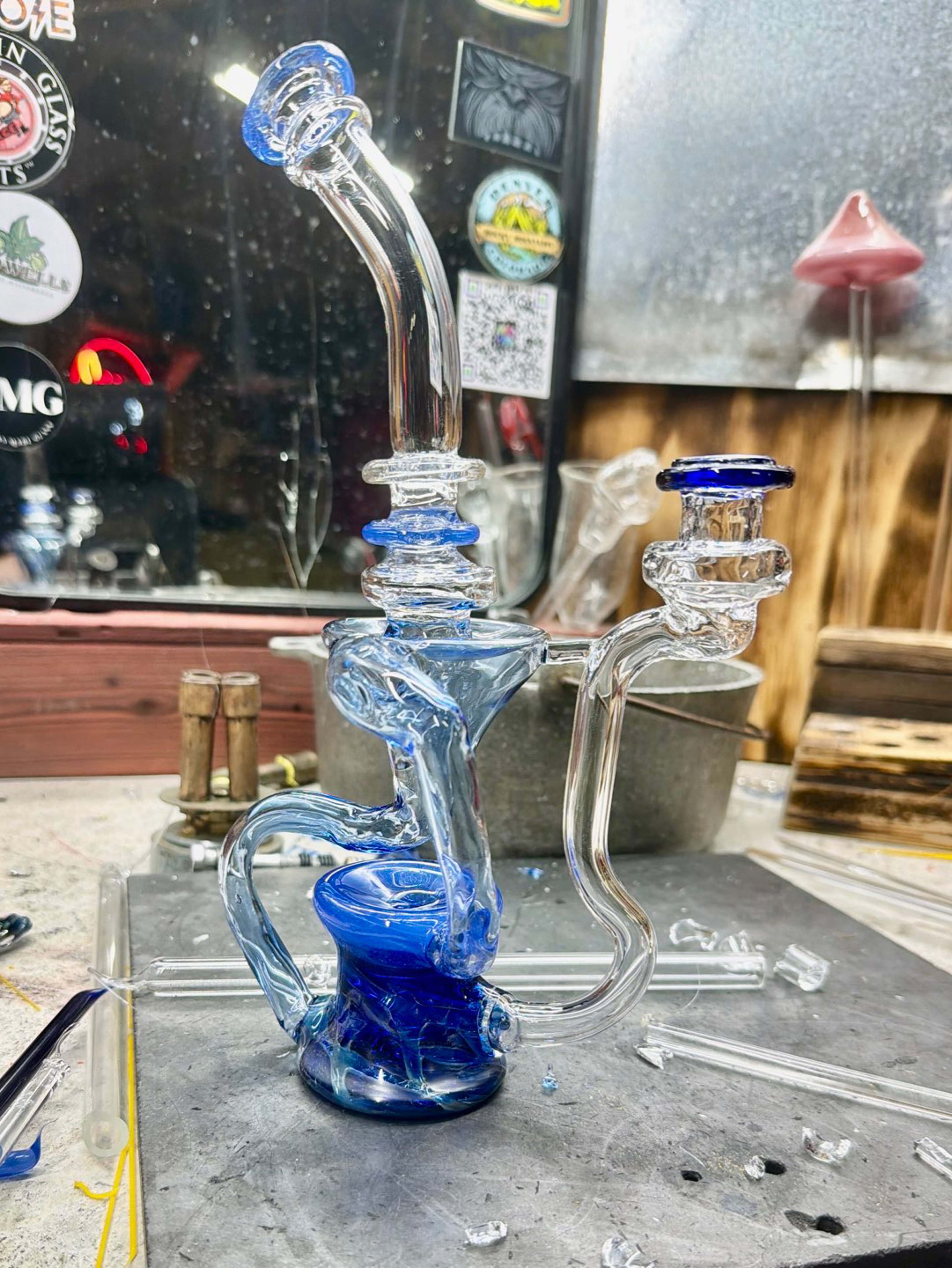 Custom fumed cobalt recycler image 0