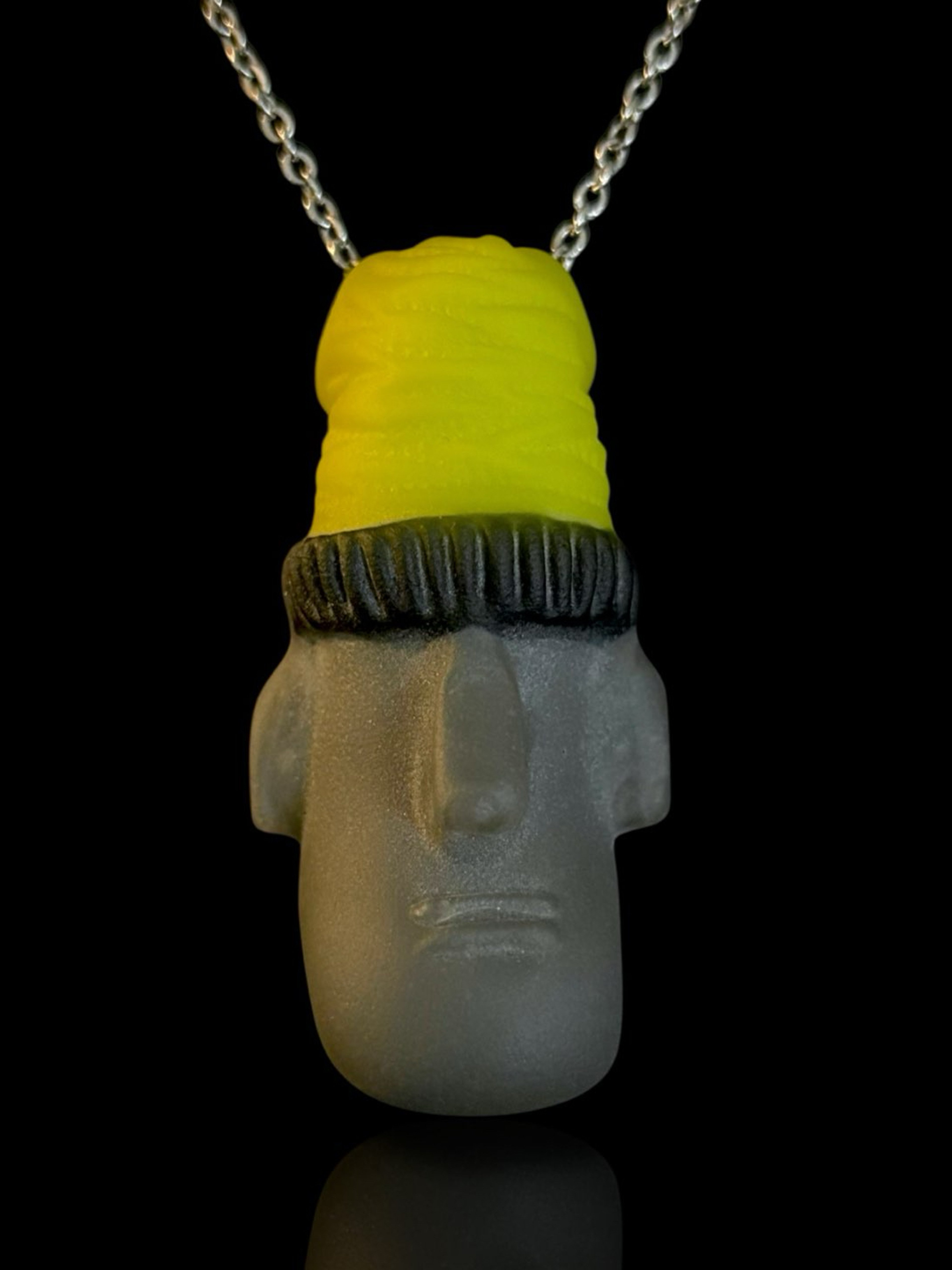 Matt Vision x MJ Meltz Sleeper Moai Pendant image 0