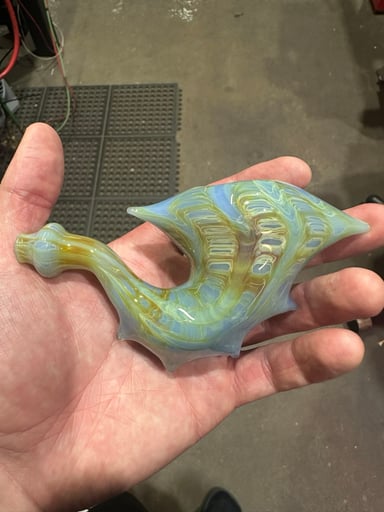 Preview pic of Blue with Amber Purple spikey sherlock