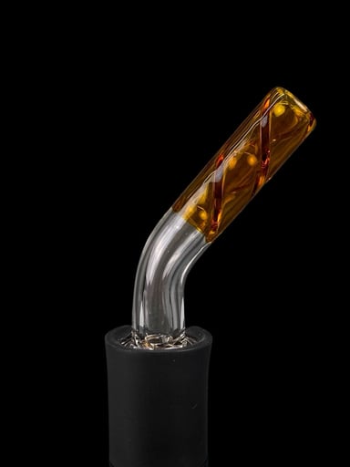Preview pic of Nope 2 Dope - Puffco Pivot Amber Rotini 45 Spinner Tip