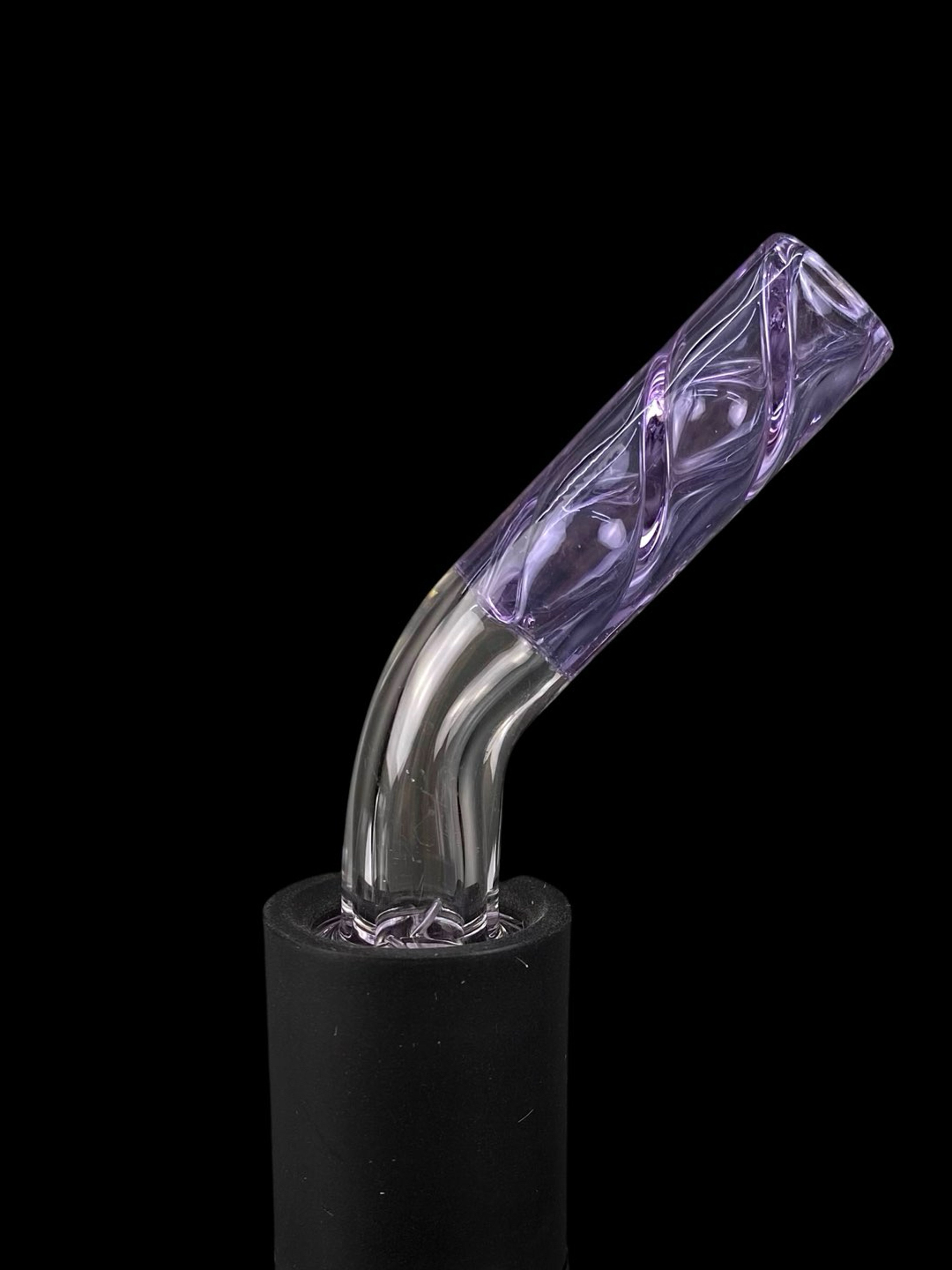 Preview pic of Nope 2 Dope - Puffco Pivot Purple Rotini 45 Spinner Tip