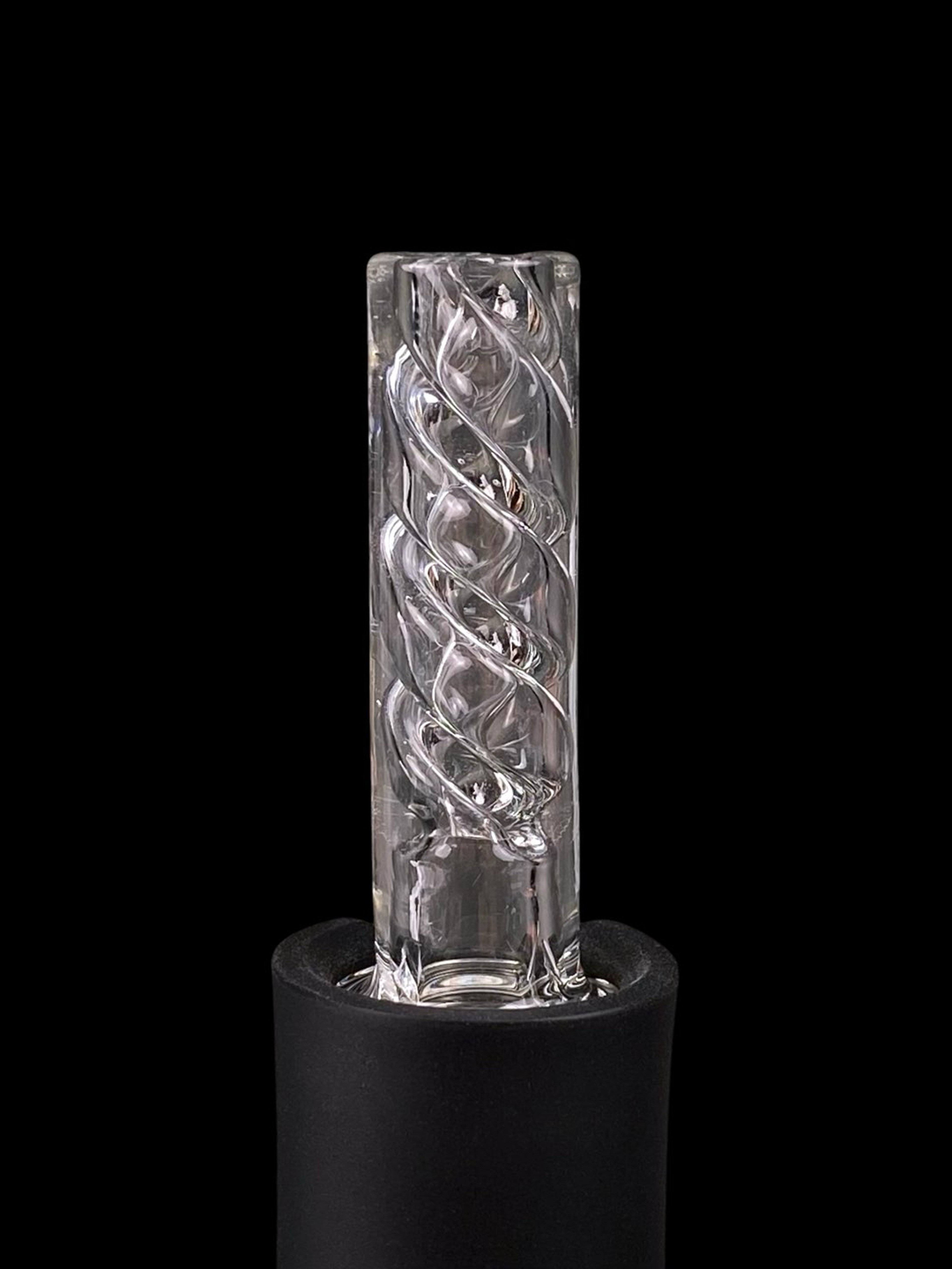 Nope 2 Dope - Puffco Pivot Clear Rotini Spinner Tip image 0