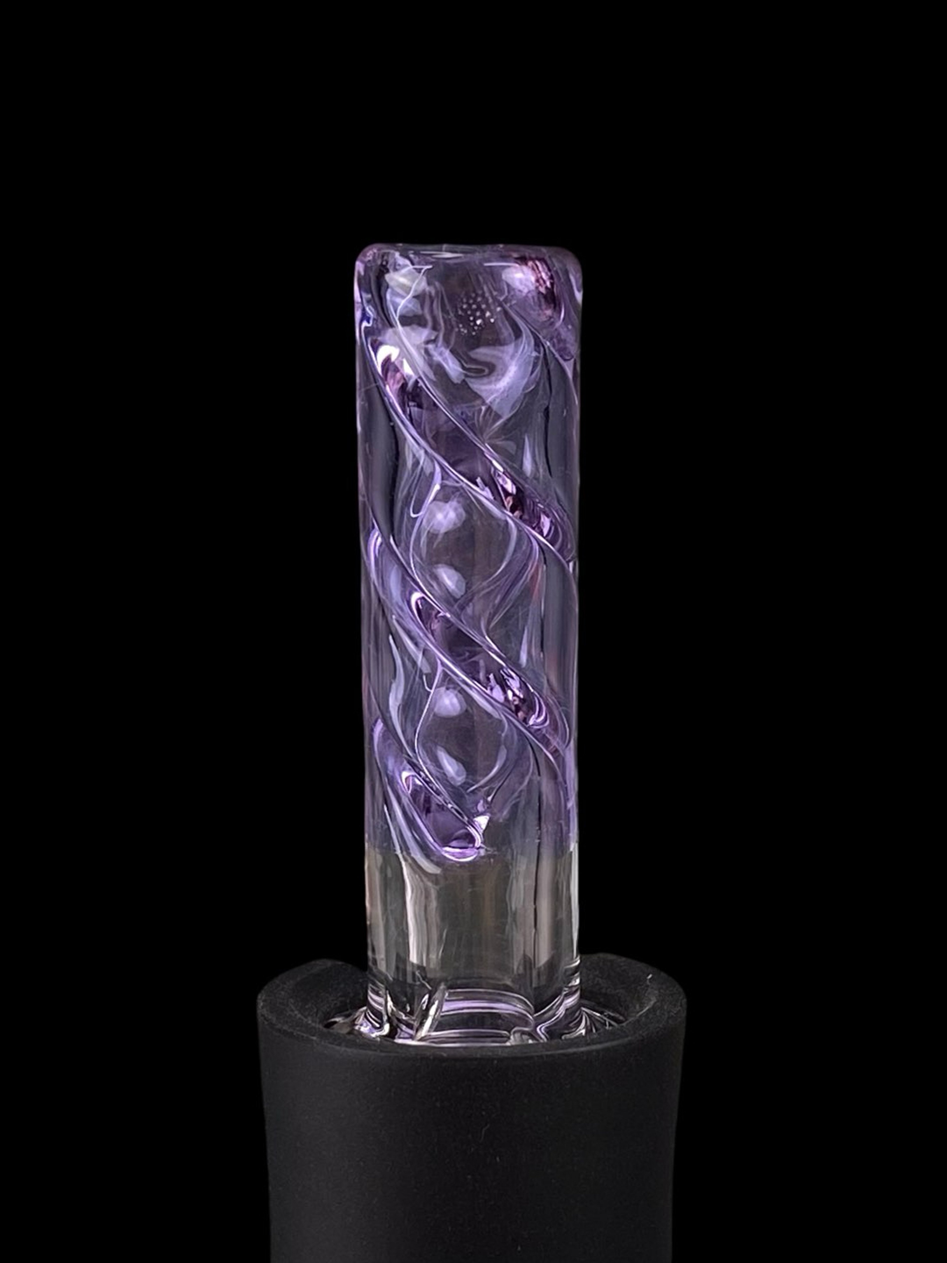 Preview pic of Nope 2 Dope - Puffco Pivot Purple Rotini Spinner Tip