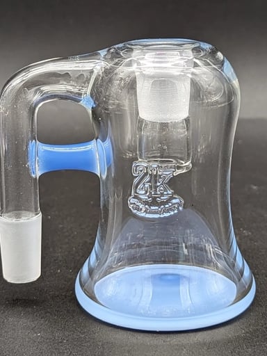 Preview pic of 2K GLASS 14MM DRY ASH CATCHERS 90 DEGREES