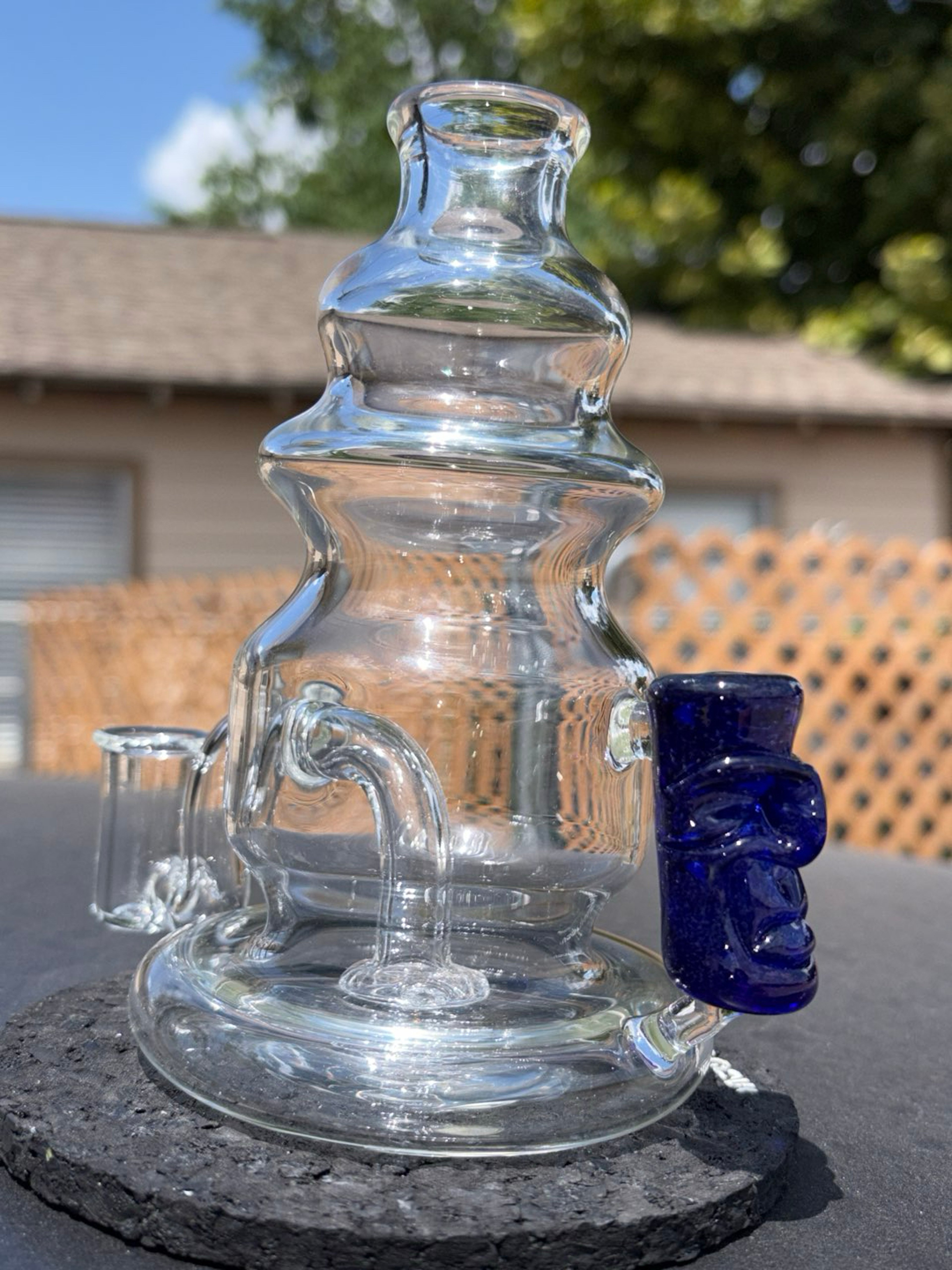 JOE BLOW glass tiki banger hanger image 0