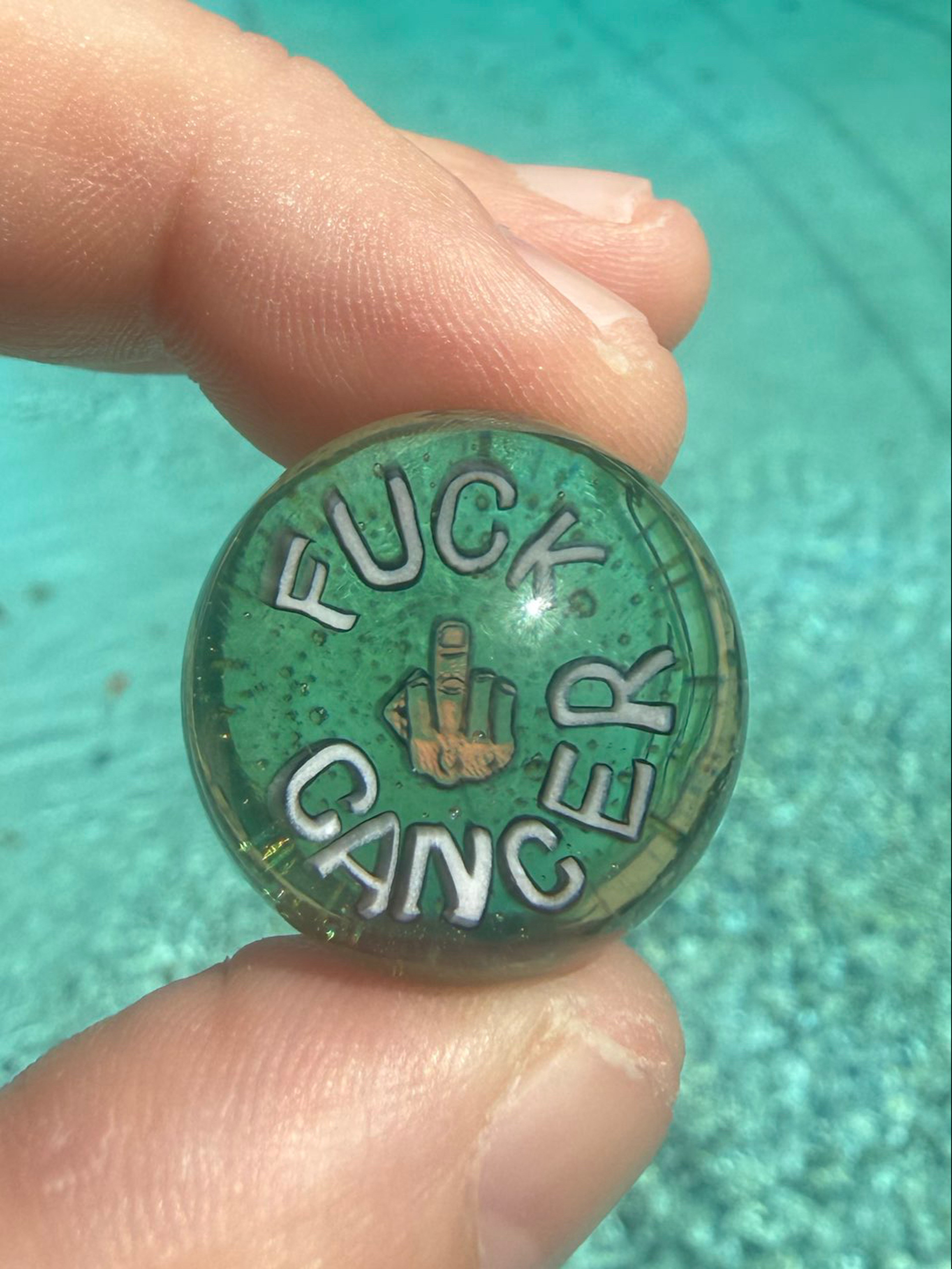 Preview pic of Keys Glass Fuck Cancer Marble