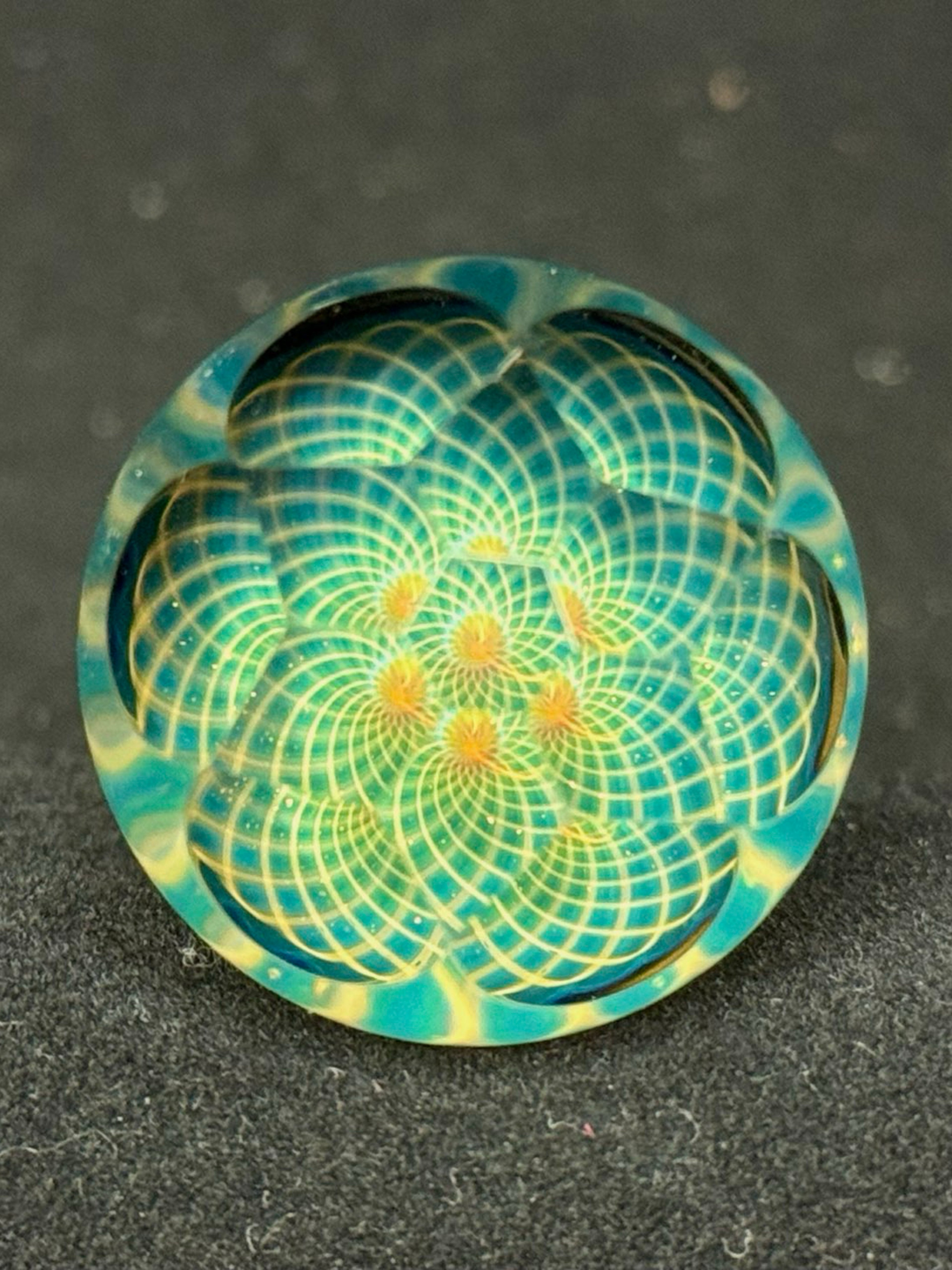 Faceted Silver Fumicello Marble image 0