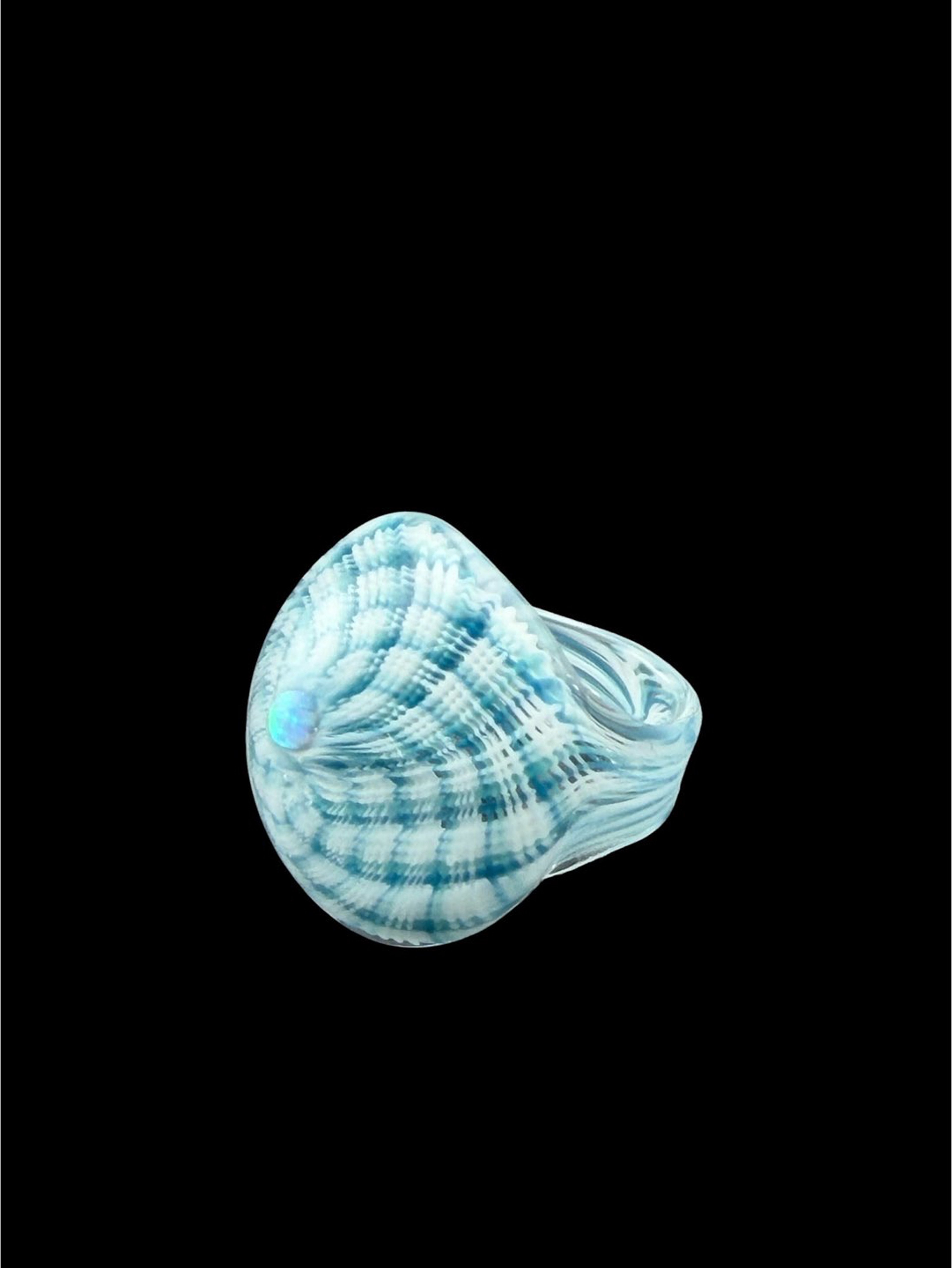 Preview pic of Brand New Marni Fillacello w/ opal white/teal ring