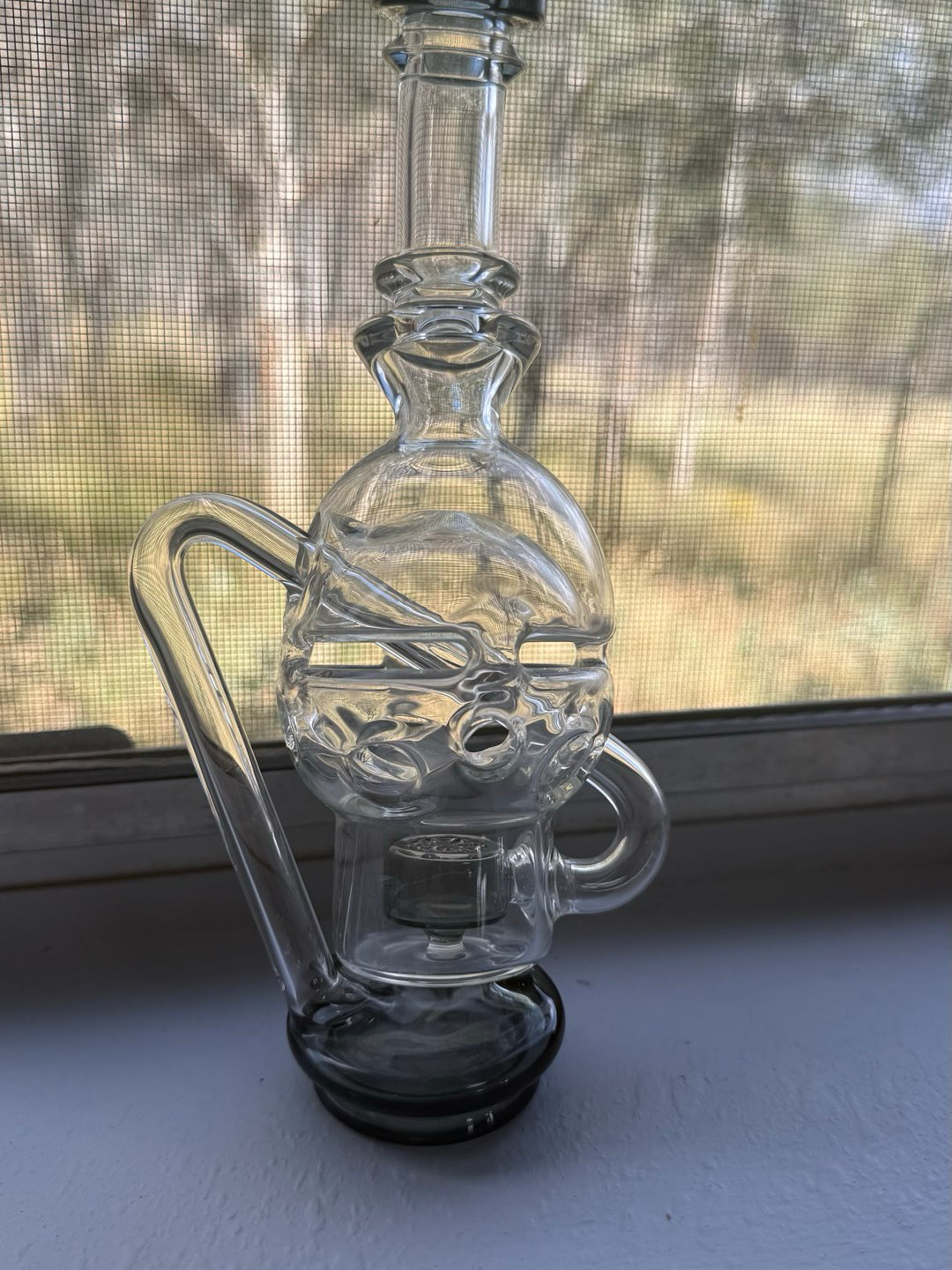 Preview pic of IRIDESCENT GLASS: FABCYCLER PUFFCO PEAK ATTACHMENT - BLACK