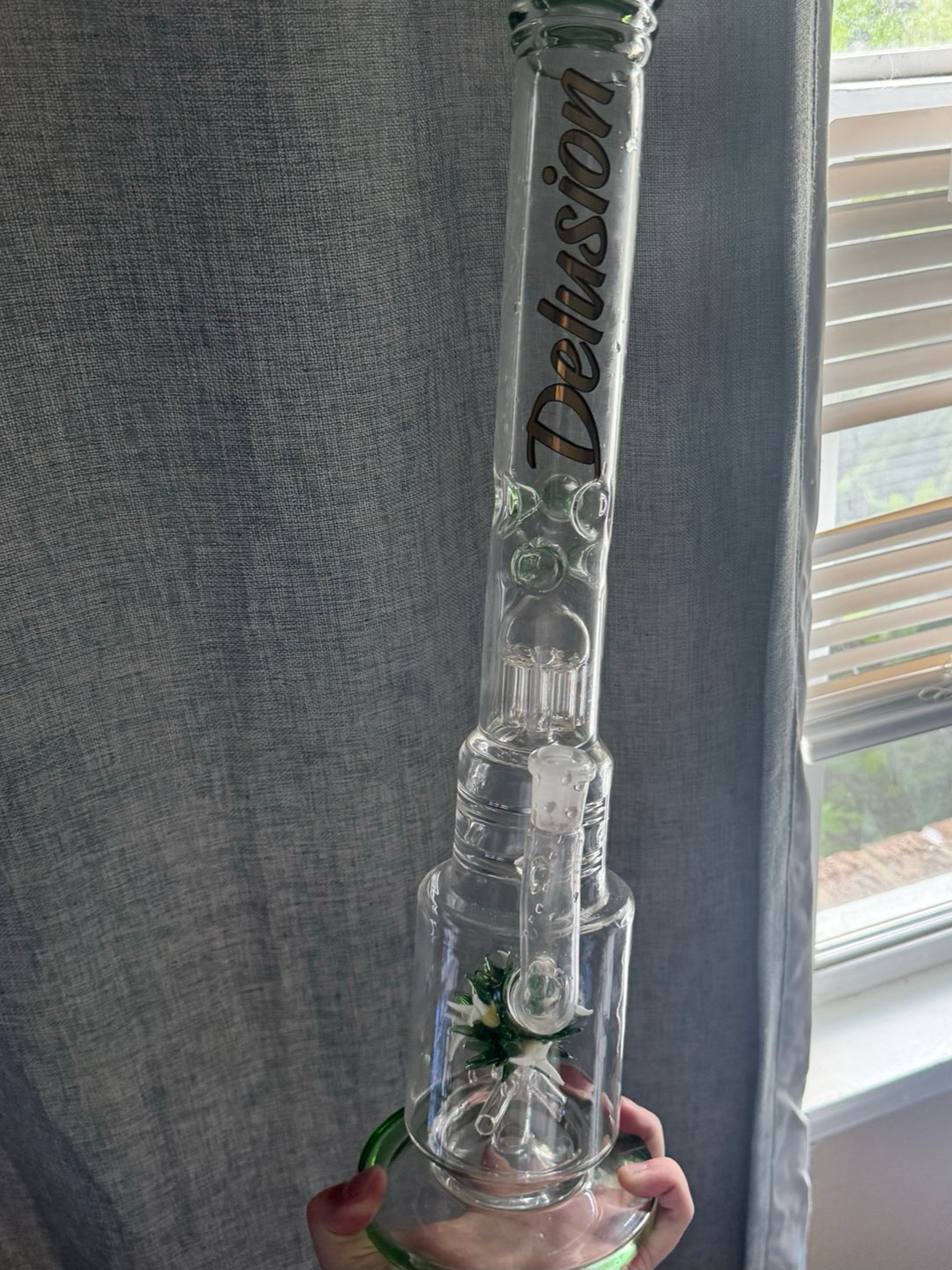18” double Perc Bong image 0