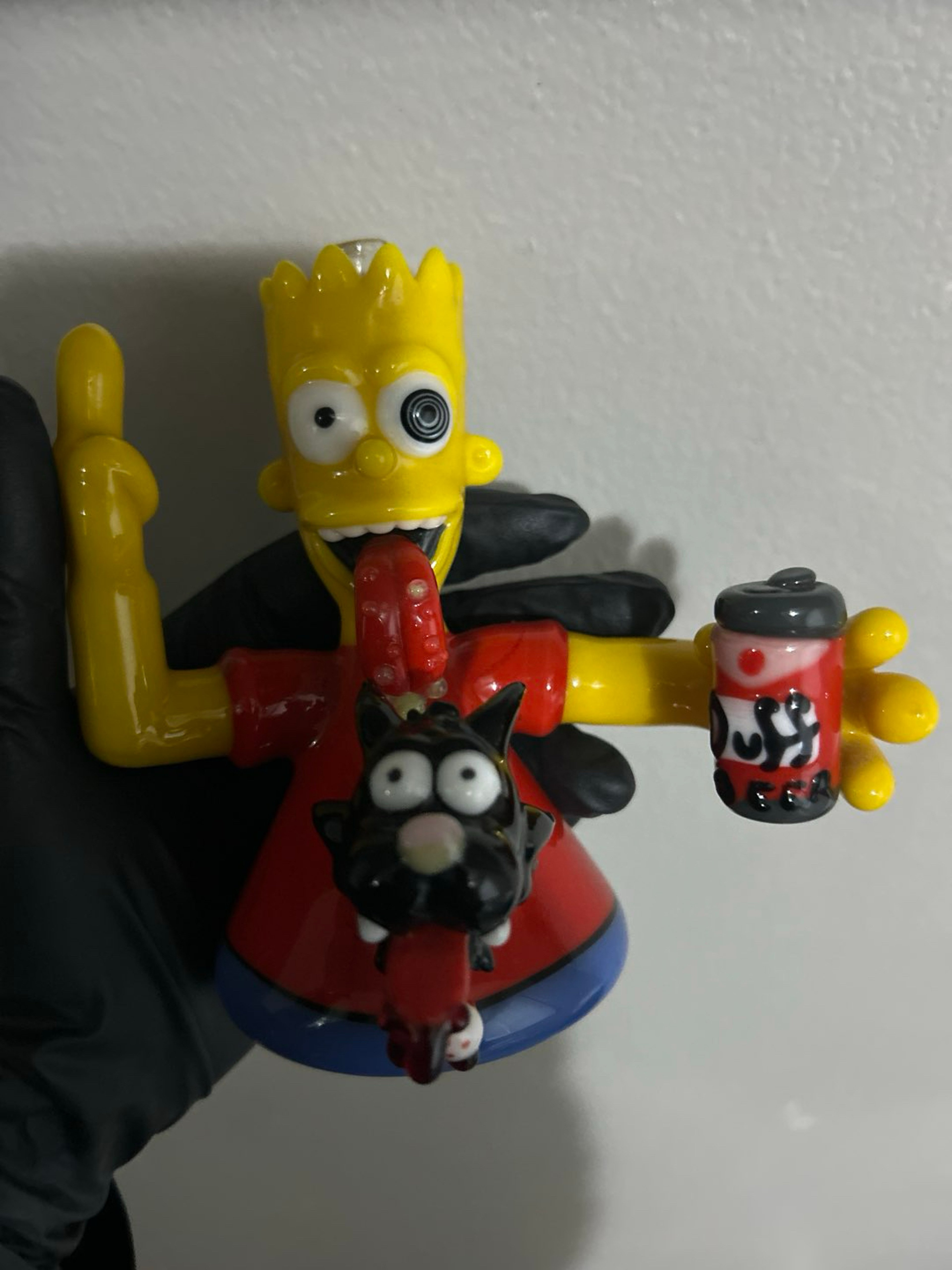 Preview pic of Timezglass Bart Simpson jammer wearing a pendy