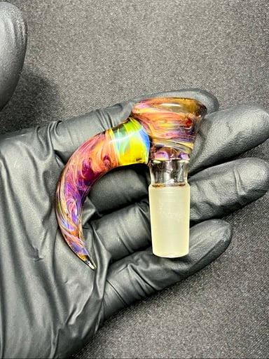 Preview pic of Gold Purple/Amber Purplicious/NS Yellow chaos 14mm slide