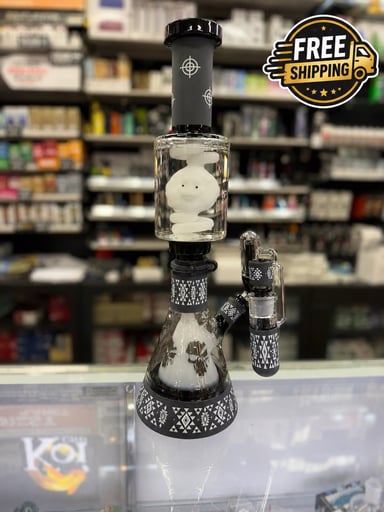 Preview pic of NEW 18” Glycerin Coil Bong with Matching ASH Collector and bowl piece