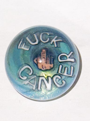 Preview pic of Keys Glass Fuck Cancer Marble