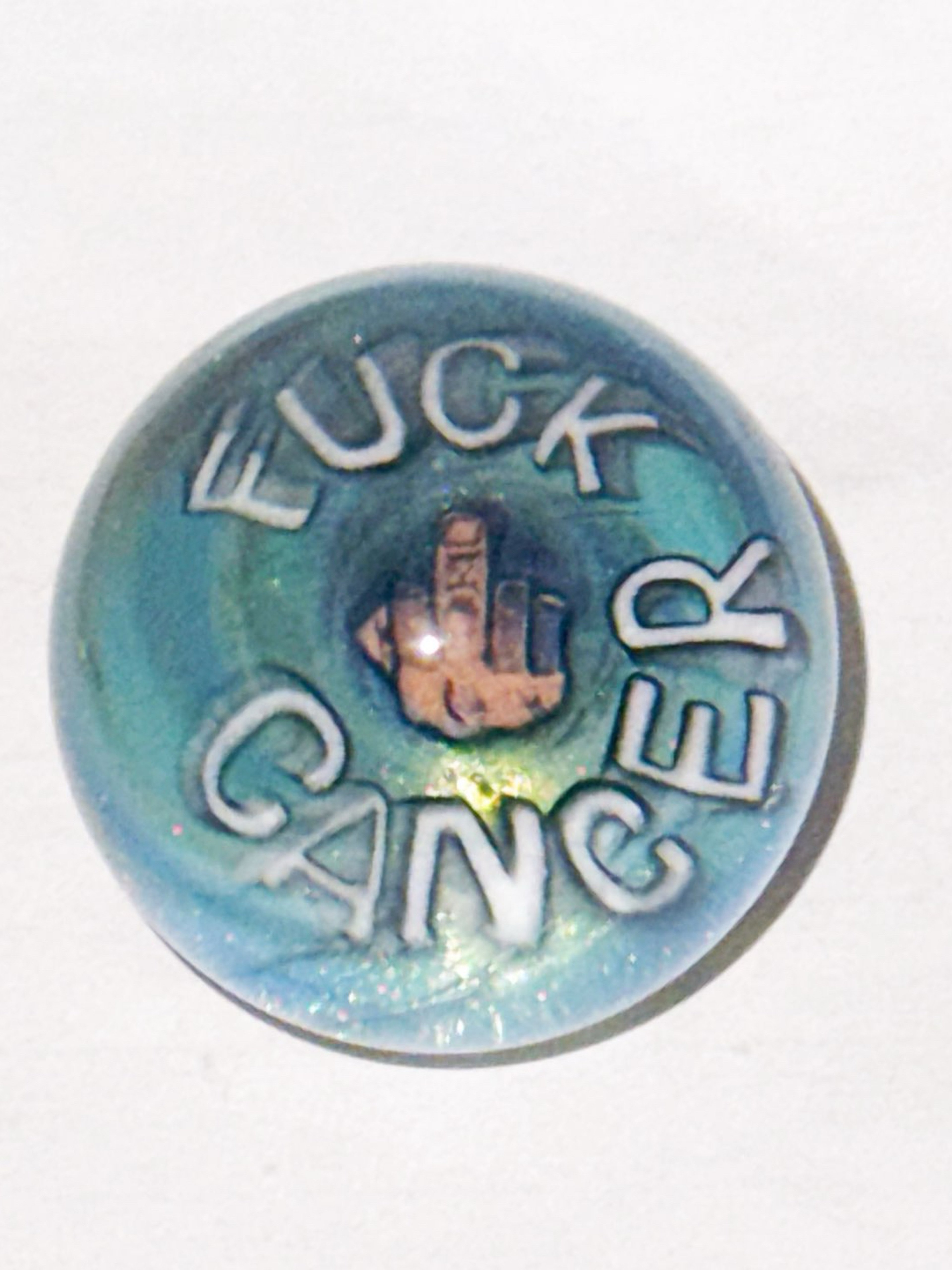 Preview pic of Keys Glass Fuck Cancer Marble